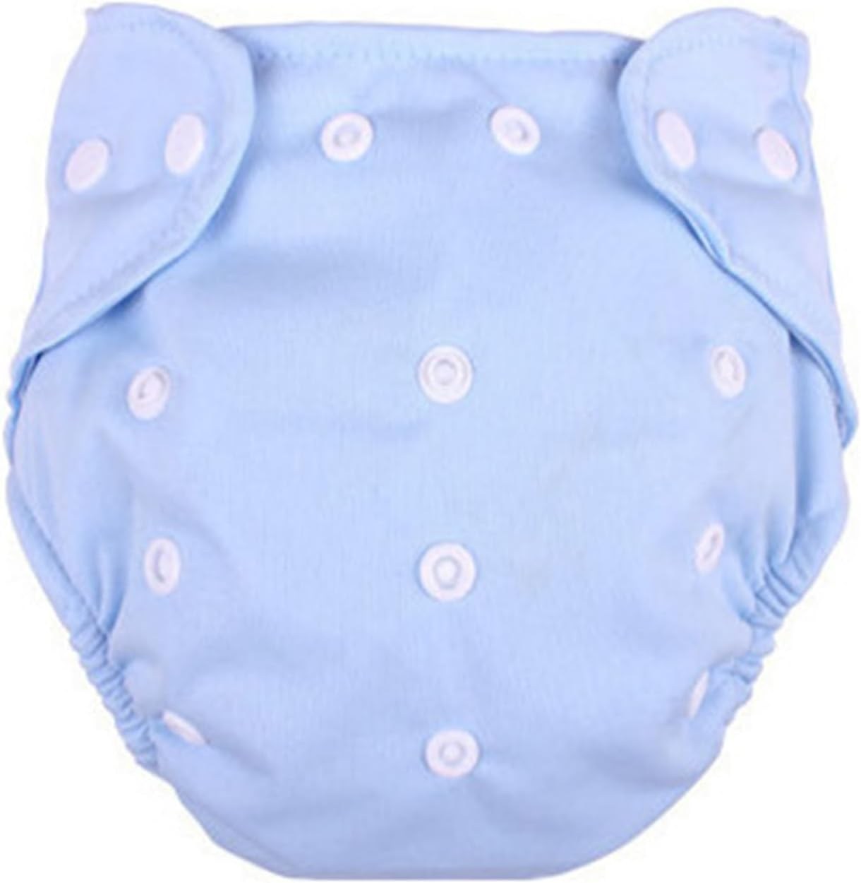 6PCS Pack for Happy Babies Adjustable Washable Reusable Baby Cloth Diapers, Soft Breathable Infant Diapers with TPU Film