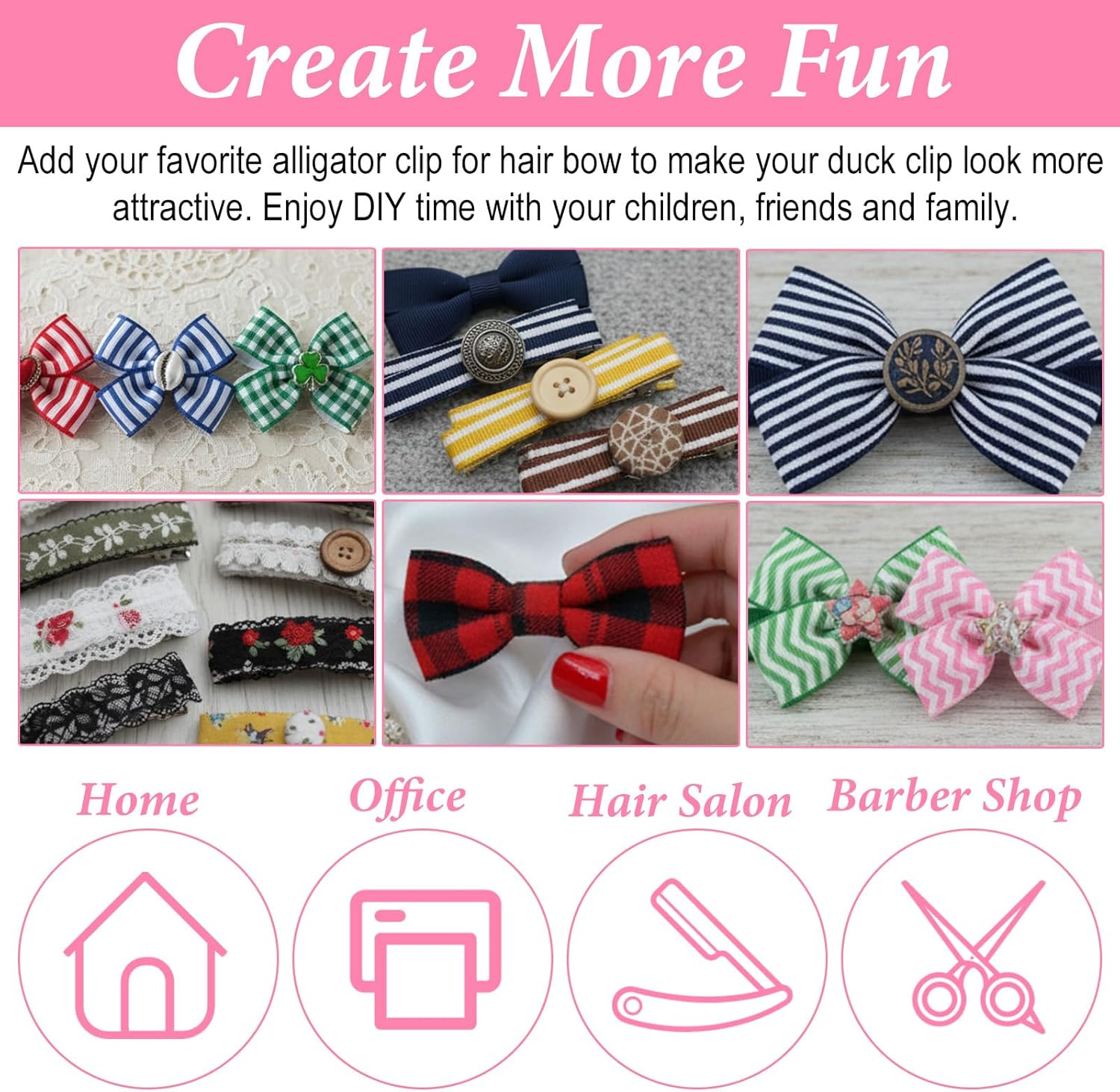 Pack of 200 Crocodile Clips Hair, Hair Clips, Small Plain Silver Hair Clips, Small Crocodile Clips, Hair Clips, Women'S Hair Clips, Metal Duckbill Hair Clip (32 Mm) image number 2