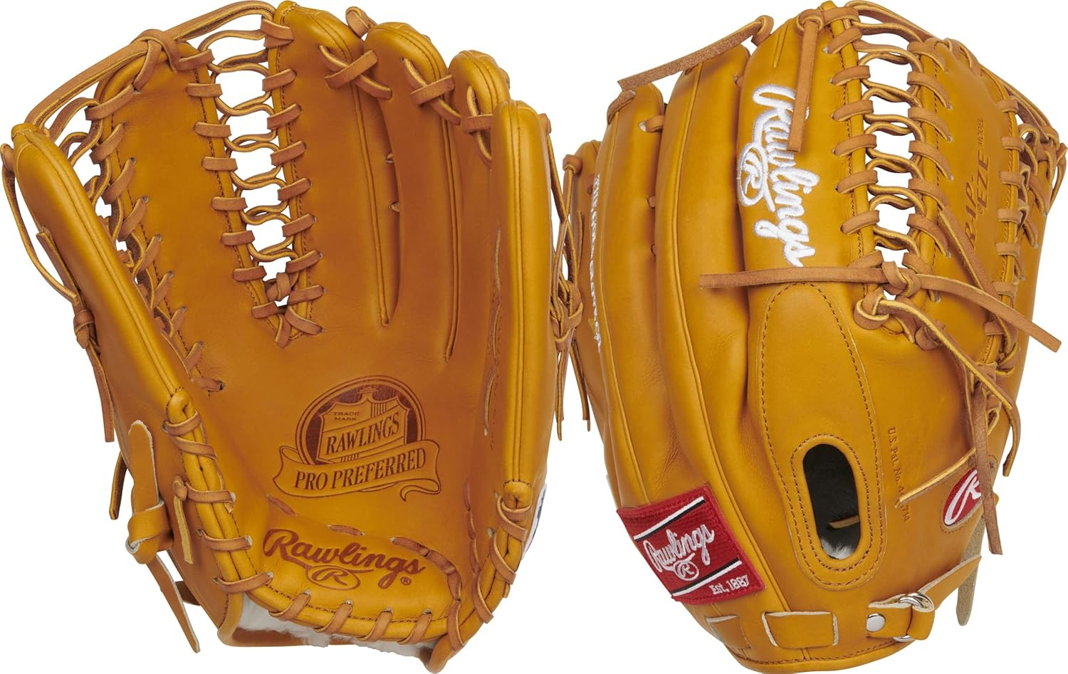 Rawlings | PRO Preferred Baseball Glove | Sizes 11.5" - 12.75" | Multiple Styles image number 2