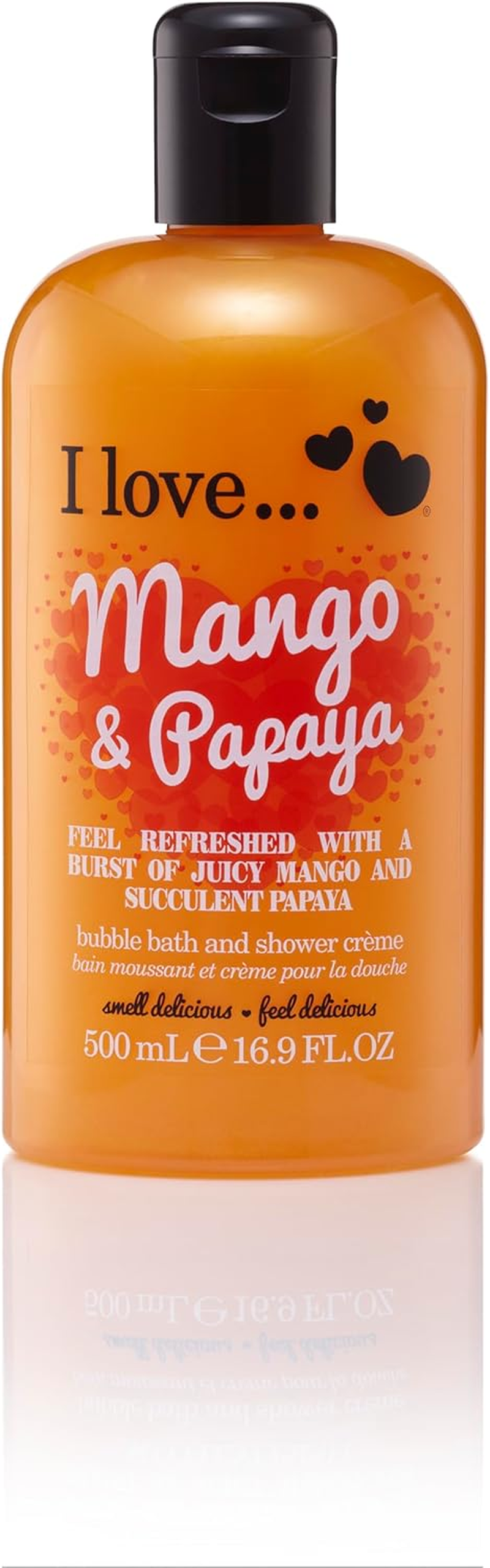 I Love... Raspberry and Blackberry Bubble Bath and Shower Creme 500Ml image number 2