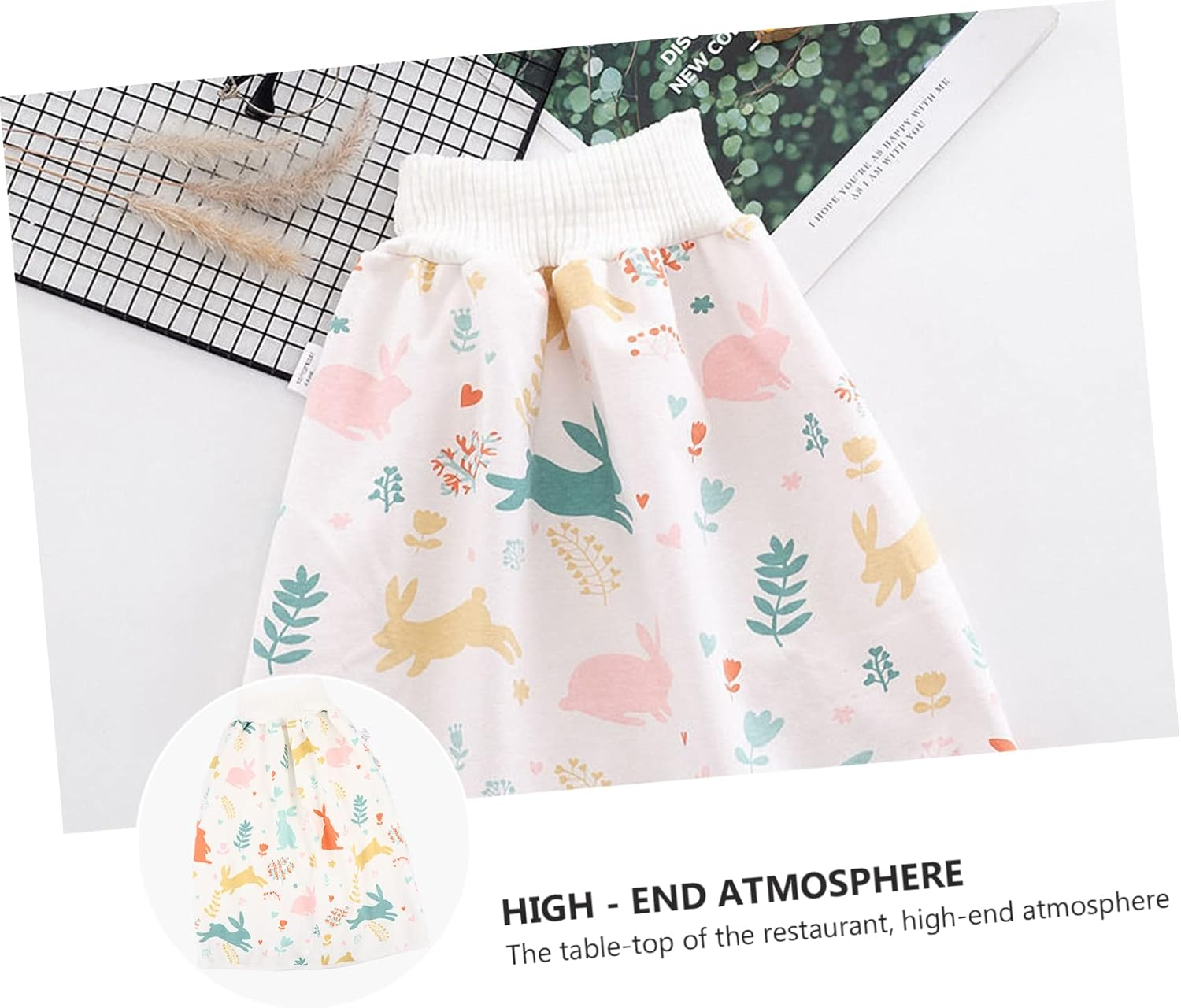 KOMBIUDA Diaper Pants Set Training Undies Nighttime Skirt for Potty Training Habits Development image number 1