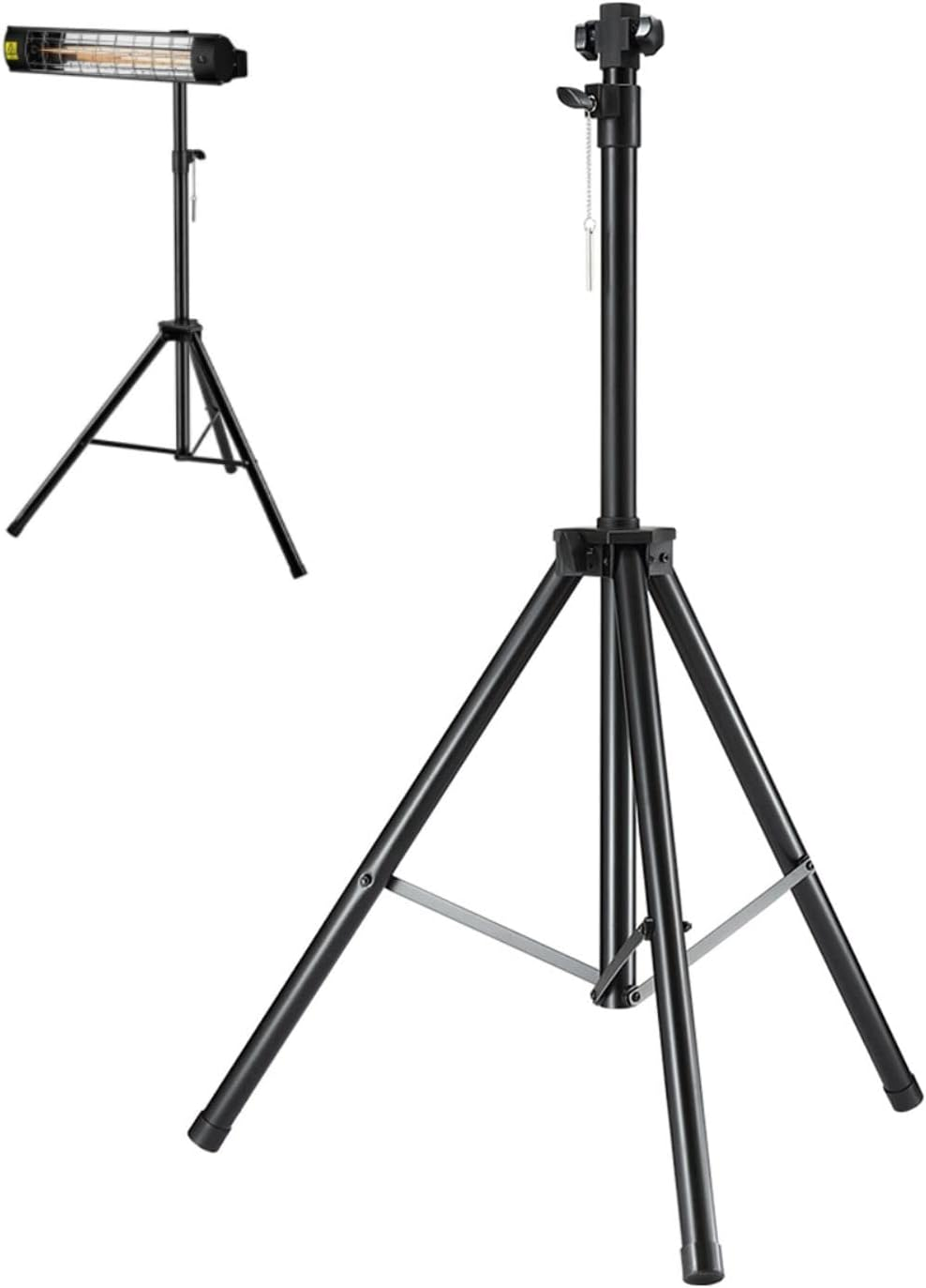 Maxkon Electric Infrared Heater Indoor Outdoor Patio Freestanding Wall Mount Ceiling Heater (Stand) image number 5