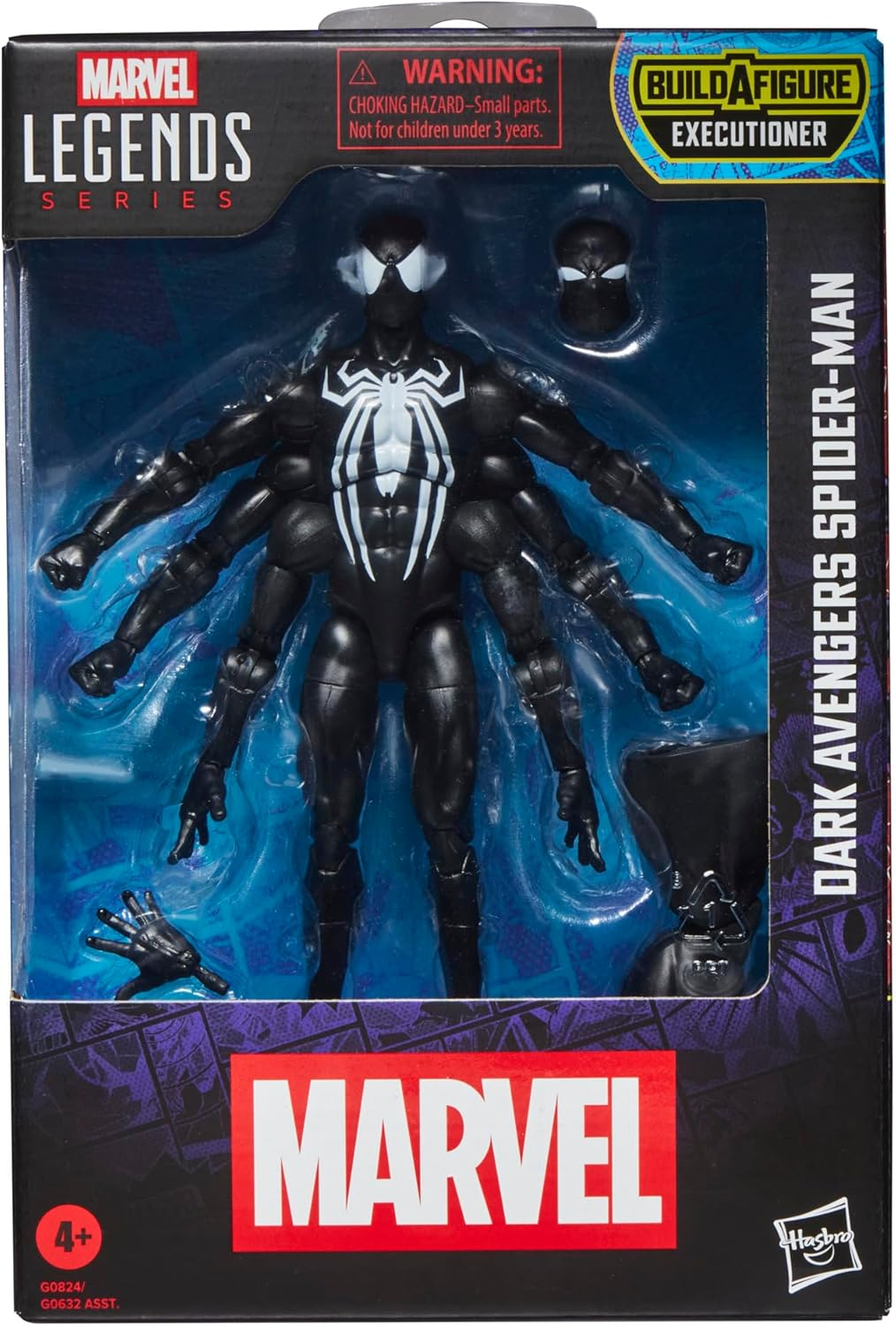 Marvel Legends Series Dark Avengers Spider-Man, Avengers Comics Collectible 6-Inch Scale Action image number 2