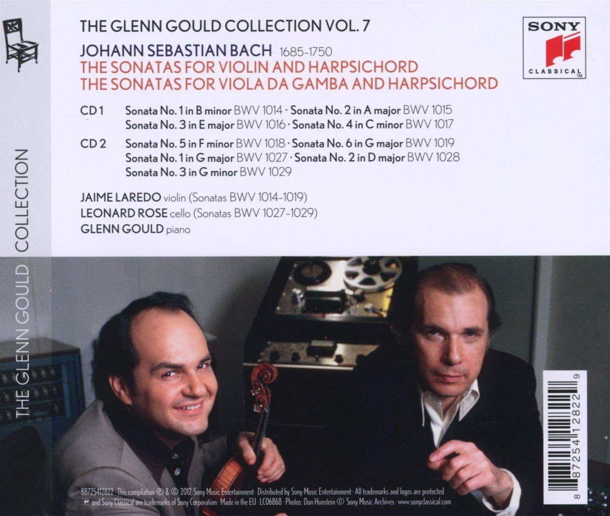 Bach: the 6 Sonatas for Violin & Piano image number 1