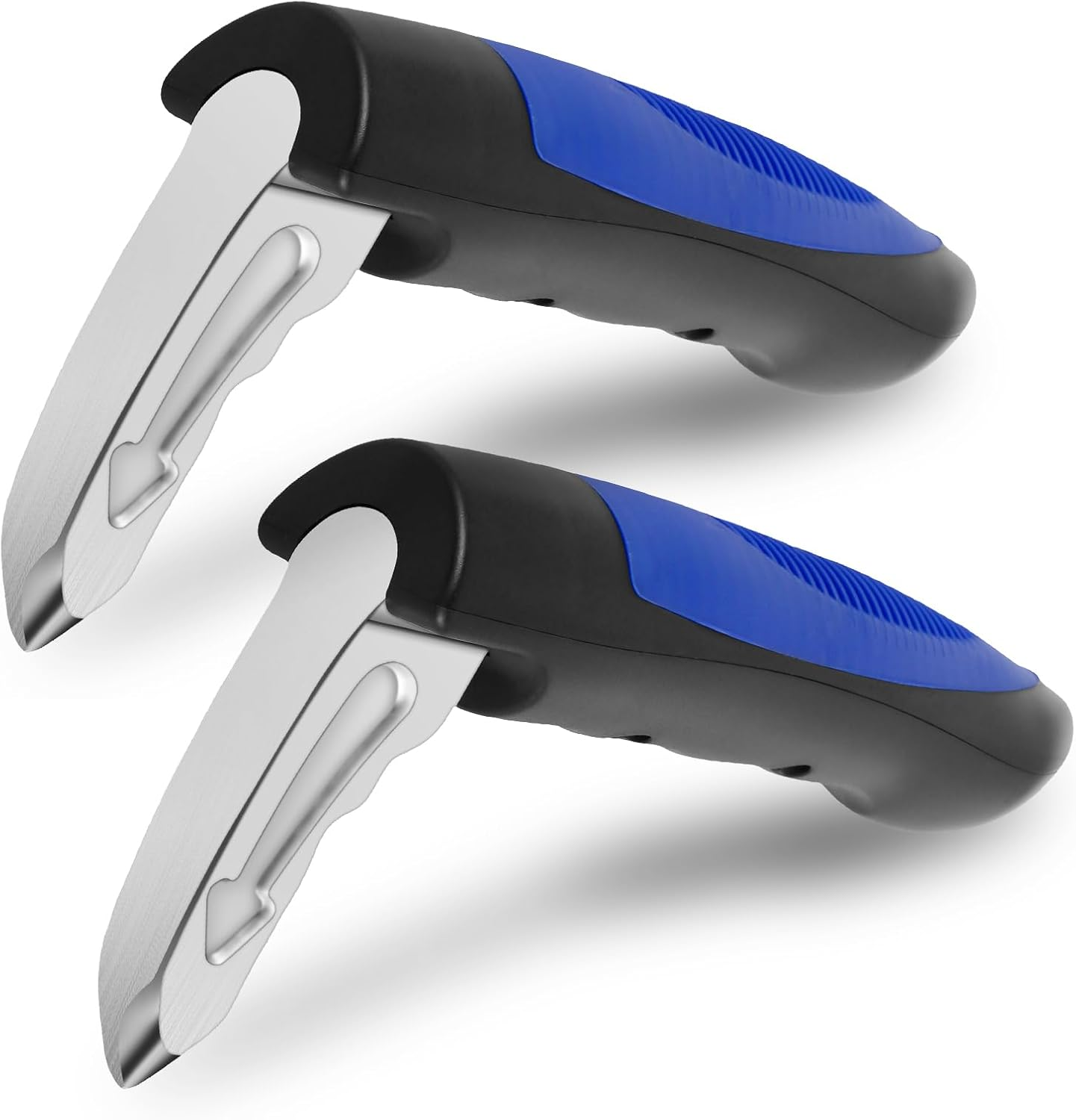 2 Pack Vehicle Support Handle Portable 2 in 1 Multifunction Car Door Latch Assist Grab Bar with Glass Breaker, Automotive Car Handle Assist for Elderly and Car Emergency Tool (2, Blue)