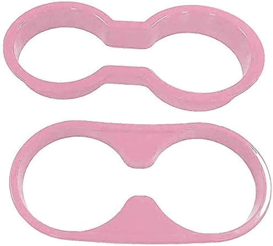 E-Cowlboy Inner Front and Rear Water Cup Holder Trim,Gear Box Trim and Transfer Case Trim 4 Pcs for Jeep Wrangler JK & Unlimited 2/4 Door 2011-2017 (Pink) - Blue image number 5