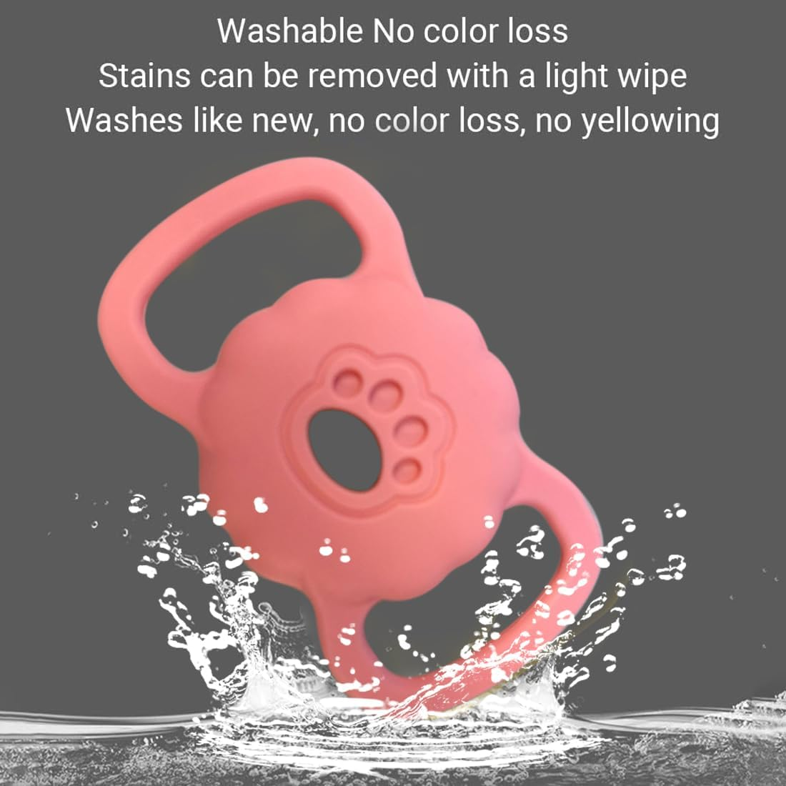 WUSJCOF 1 X Protective Case for Apple Airtag Pet Collar, Silicone Case for Airtag, Airtag Anti-Loss Locator Case for Dog Collar, School Bag