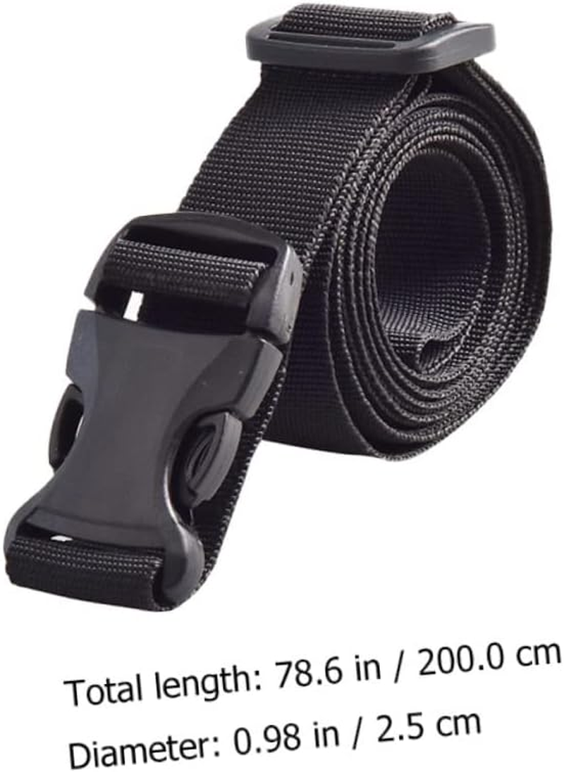 GAROZATION 12Pcs Outdoor Luggage Tie down Belt Luggage Straps Suitcase Cross Straps for Travel image number 5