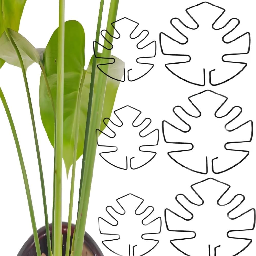 6PCS Turtle Shell Bamboo Clamp Set Durable Plant Stem Support, Grapple Holder & Stabilizer for Garden Flowers, Vegetables,Outdoor Gardening Tools for Thriving Growth (Black)