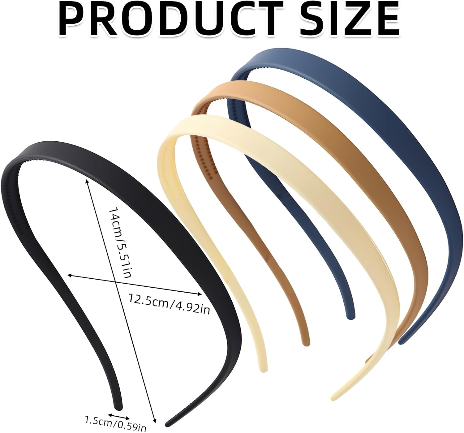 Zigzag Headband, Non-Slip Headband, Make up Headband image number 4