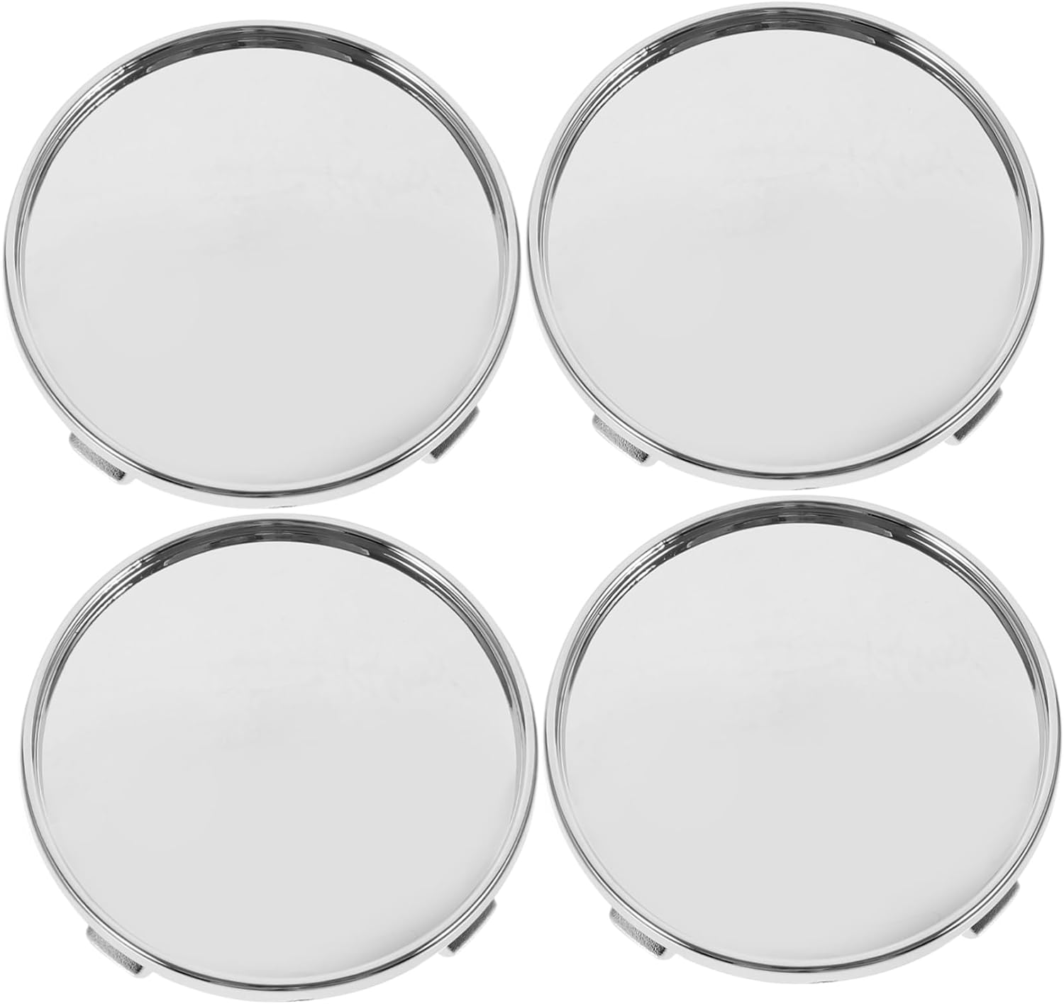 CLISPEED 4Pcs Automotive Wheel Hub Covers Stylish Rim Caps for Easy Installation Compatible Various Car Models Sleek Finish Center Hub Caps image number 2