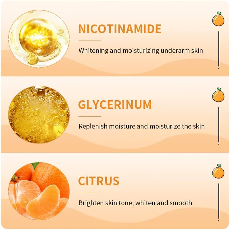 Underarm Whitening Cream,Intimate Area Skin Lightening Cream, Brightening Underarm Cream, Brightening Booster Pearl Capsules,Body Cream Whitening for Dark Spot Corrector 50G image number 3