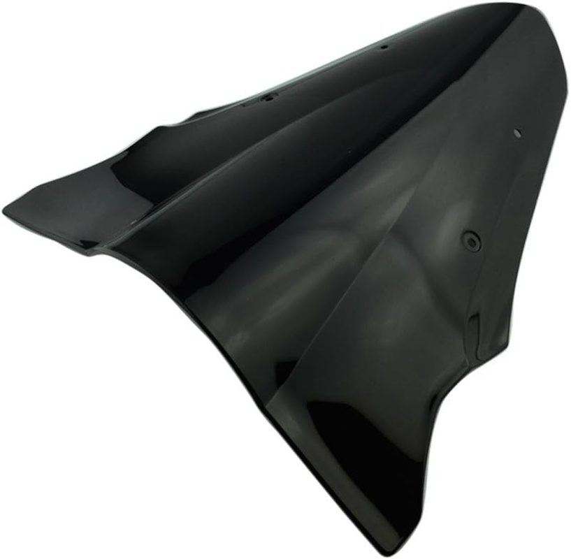 Windshield Screen Panel Cowl Fairing Windshield Windscreen Double Bubble for Kawasaki Ninja 650 ER-6F EX650 ABS ER6F EX650F 2012-2016 2013 2014 2015 (Black) - Clear image number 3