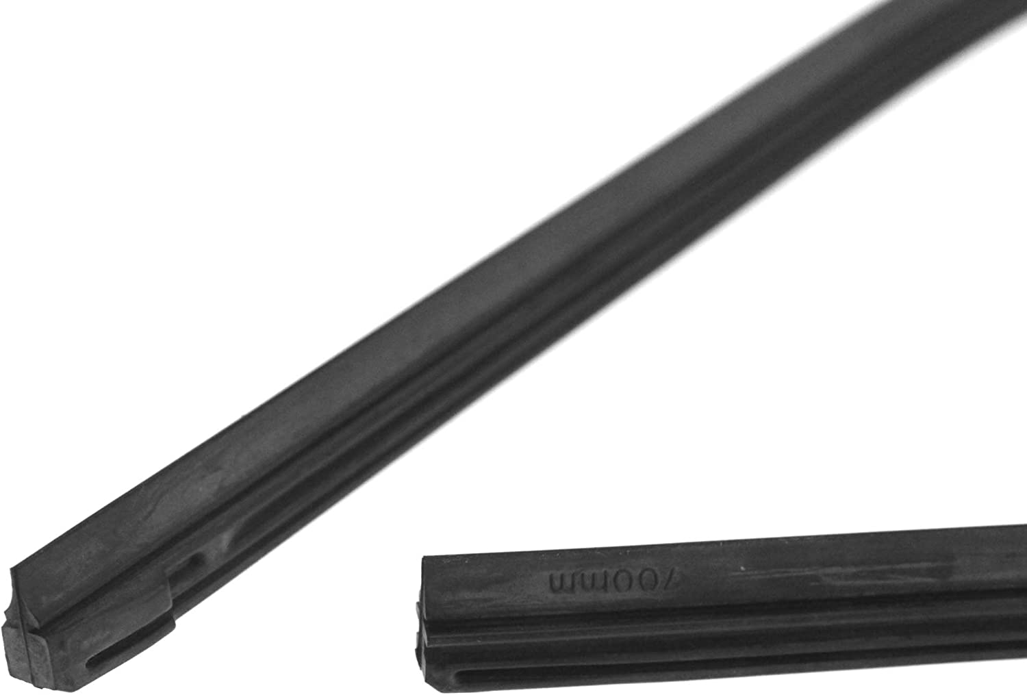 2 X 28 Universal 6Mm Front Wiper Blade Replacment Rubber Refill 700Mm image number 1