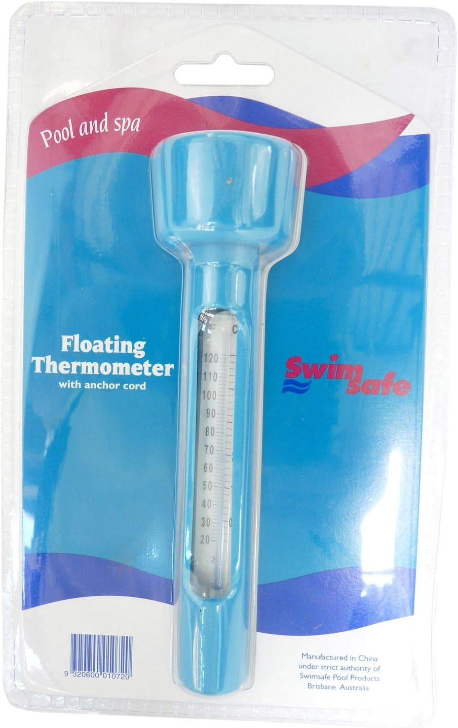 Floating Pool Thermometer & String - Aussie Gold Classic Pool & Spa Hot Tub image number 2