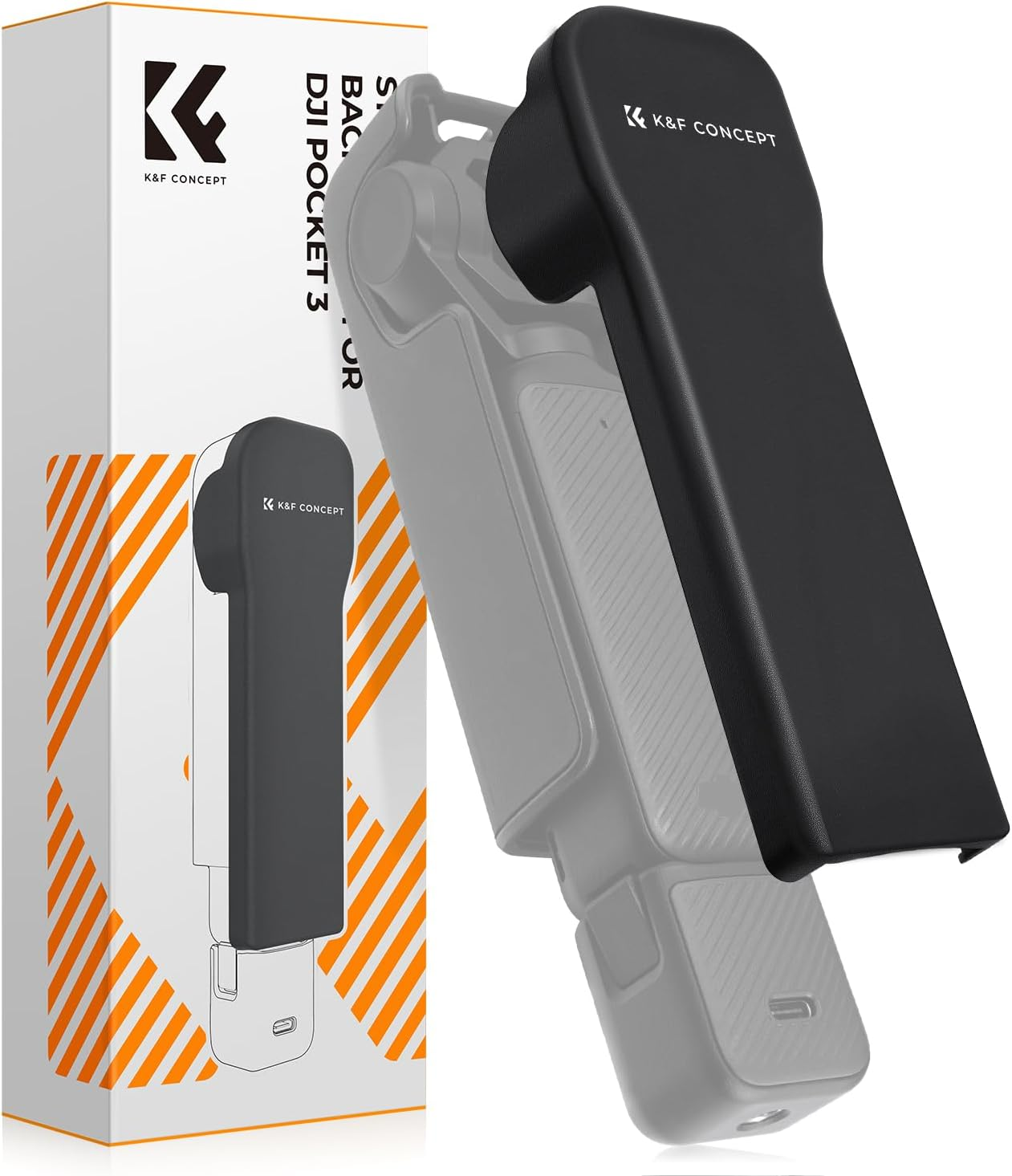 K&F Concept Osmo Pocket 3 Protector Cover Case for DJI OSMO Pocket 3 Anti-Drop Anti-Knock, Protective Cap Hard Protector Camera Accessories (Black) image number 6