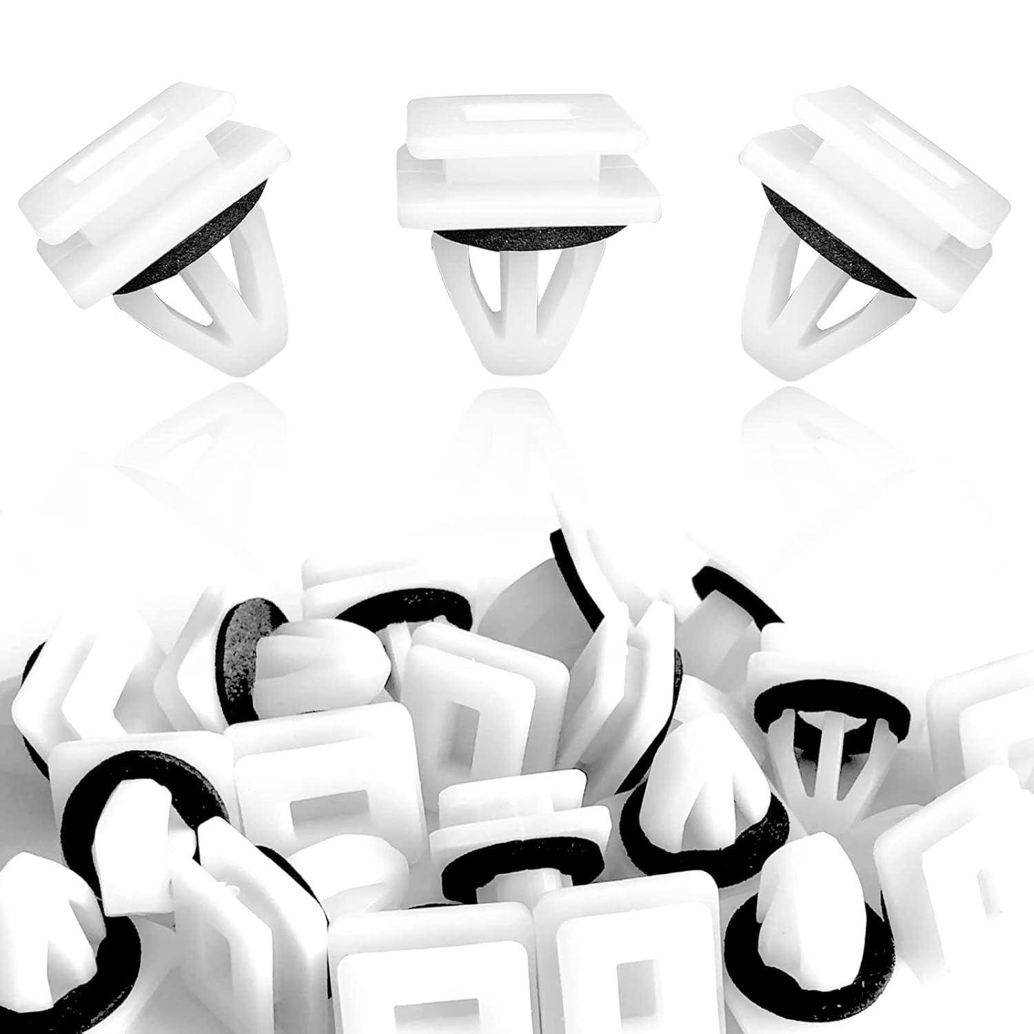 20Pcs Rocker Panel and Fender Moulding Clips Compatible with Honda Acura Accord Civic CR-V Acura HR-V Odyssey MDX RL TL ZDX 91504-SP1-003 image number 2