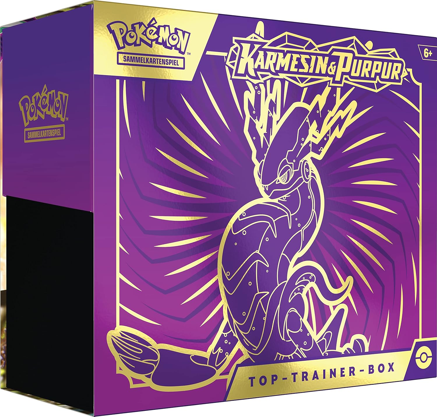 Pok&eacute;mon - Trading Card Game: Top Trainer Box Crimson & Purple (Koraidon) (9 Booster Packs & Premium Accessories)