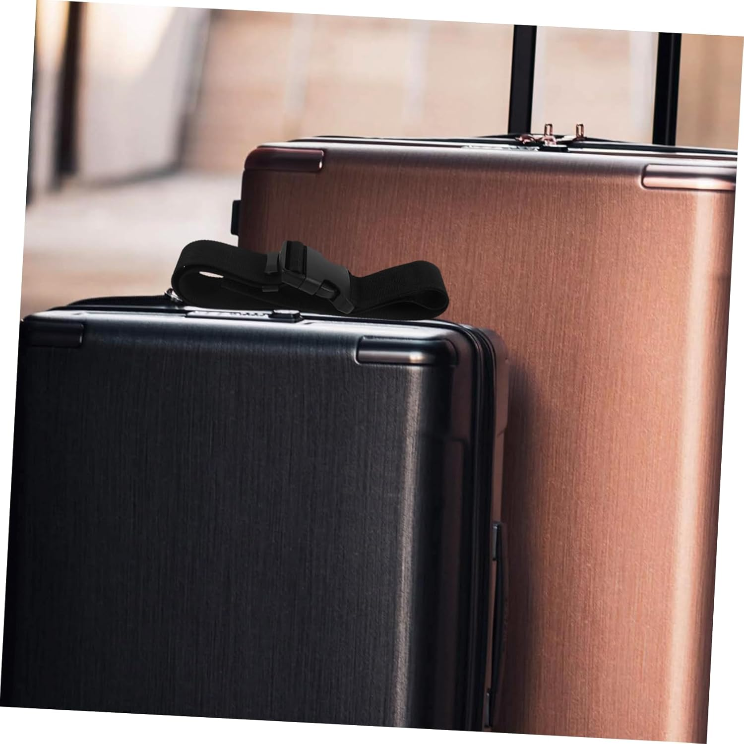 TEMPNAP Luggage Straps Suitcase Belts Adjustable Buckle Strap Heavy Duty Lashing for Travel Accessories Non-Slip Secure Connection during Trip Airport image number 1