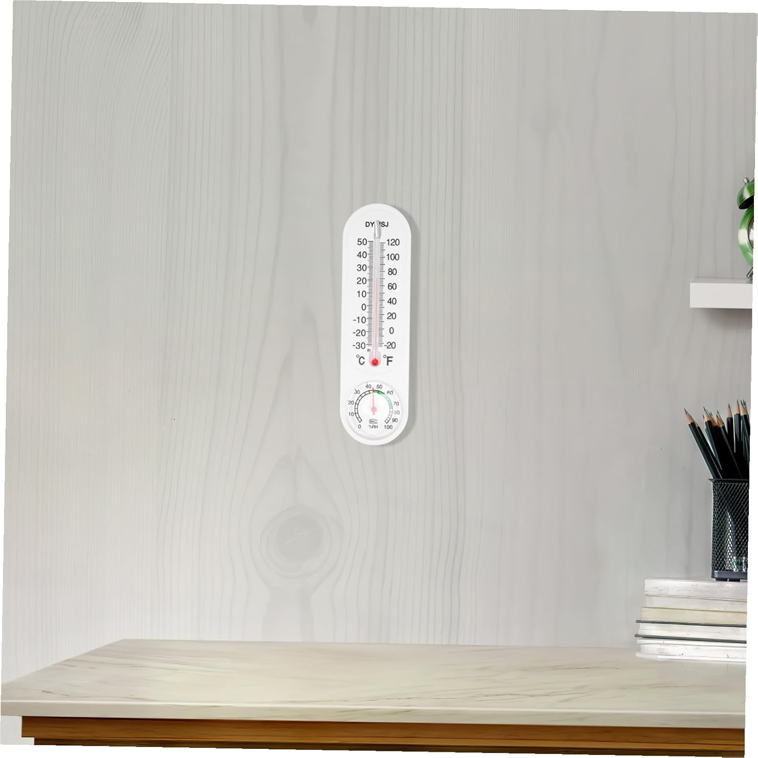 BESPORTBLE Accurate Indoor Temperature and Humidity Monitor for Home Use, White Digital Room Thermometer and Hygrometer High Precision Sensor for Monitoring Climate Levels image number 5