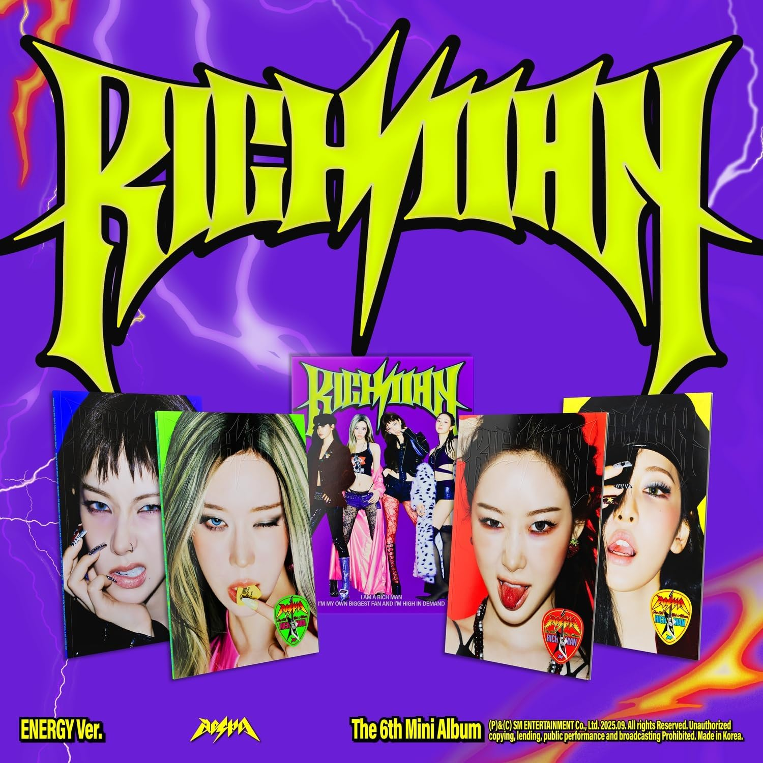 The 6Th Mini Album 'Rich Man' (ENERGY Ver.) [GROUP Version]