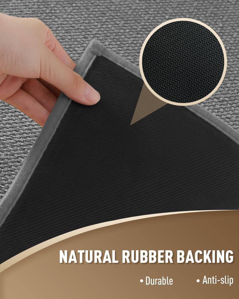 PADOOR Non Slip Stair-Treads Matching-Mat for Wooden Steps, Square Rubber Backing Non Slip Stair Landing Mat 31X31 Inch image number 1