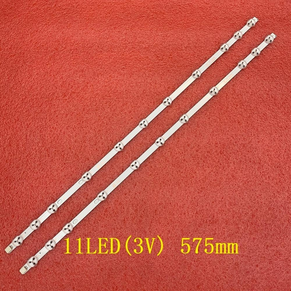 LED Backlight(2) Compatible with Hitachi 32HB4T61 H Compatible with Toshiba 32W3433DG 32W1333DB 32D1334DB LT-32C670 LT-32C666 LT-32C672 LT-32C690 LT-32C896 (Color : 2 PCS for 1 TV)