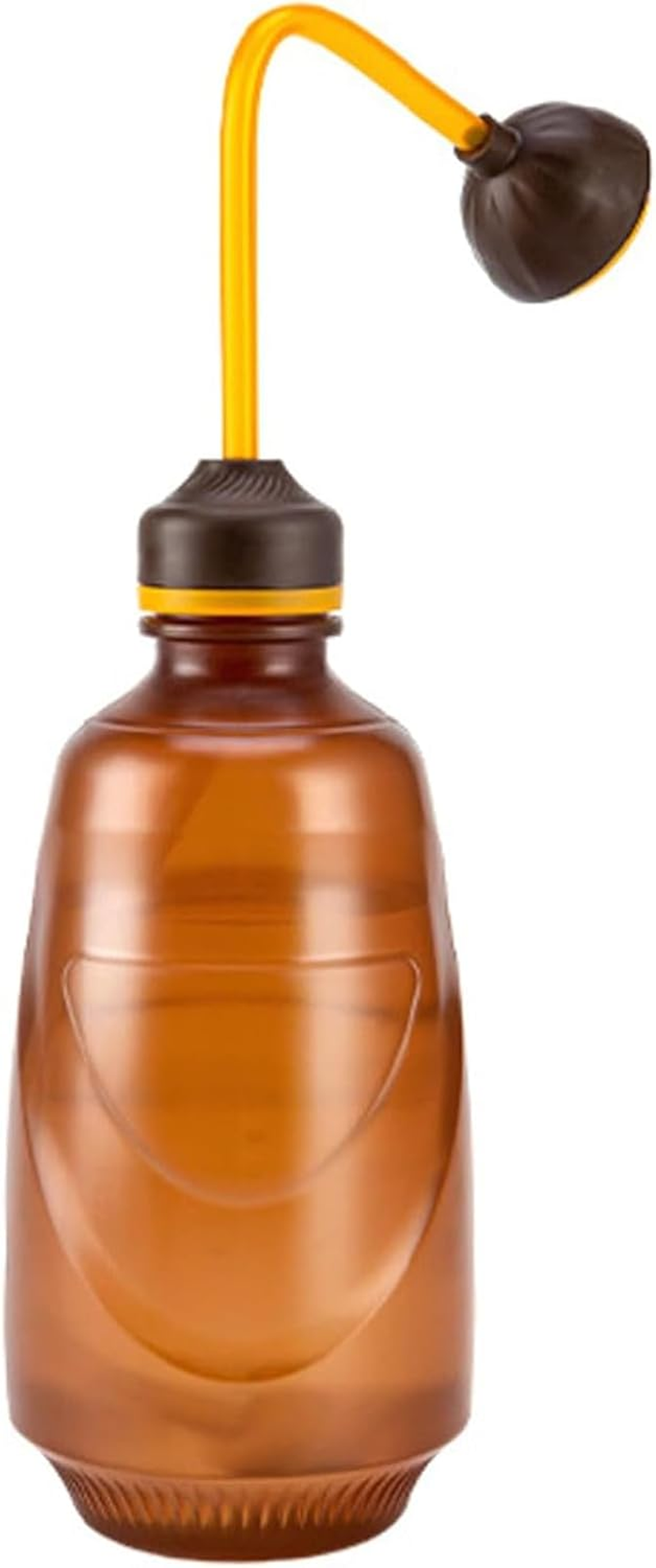 Yeanifeana 450Ml Small Plastic Watering Can for Desk Plants, Mini Indoor Watering Can for Succulents, Roses & Houseplants, Lightweight Leak-Proof Design with Precision Spout (Brown)