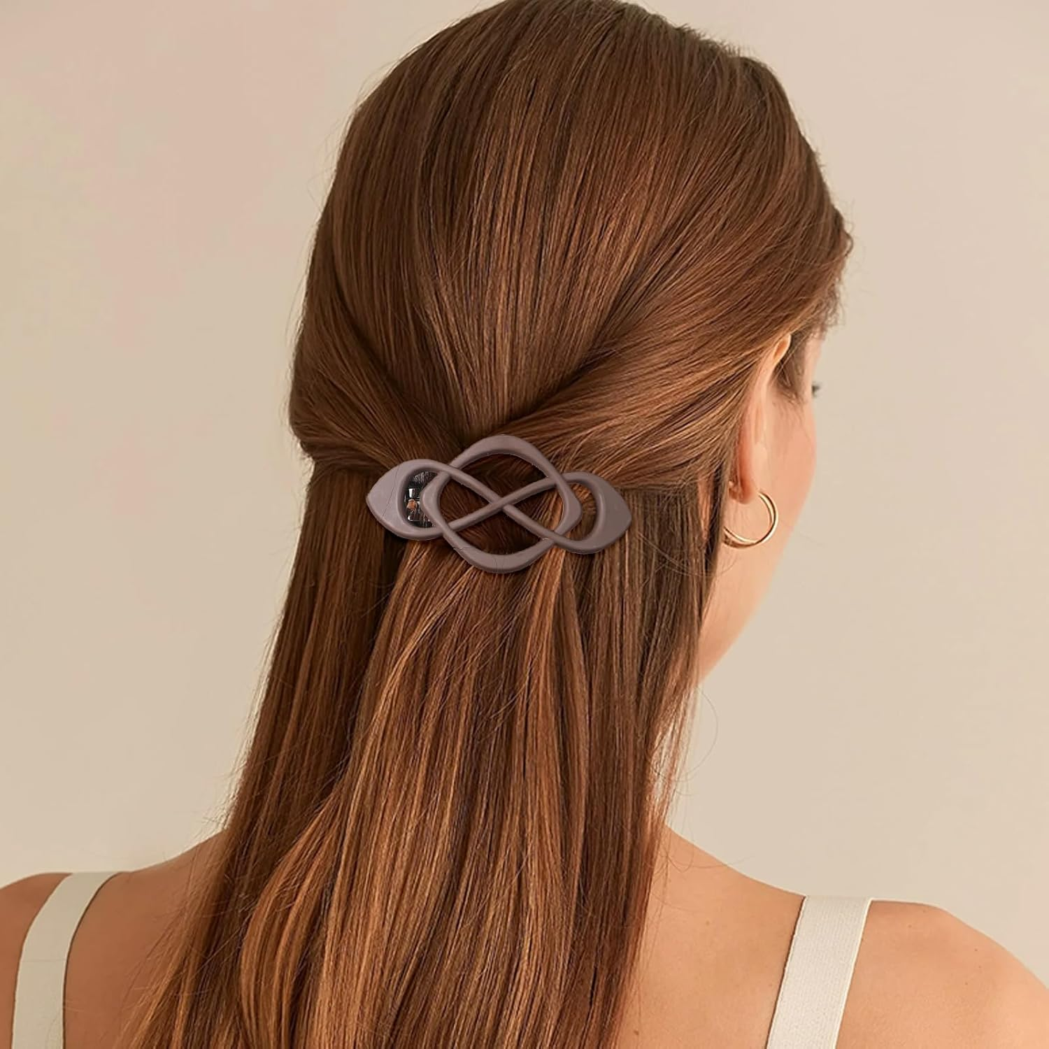 Ymapinc Pack of 2 Hollow Hair Clips, French Hair Clips, Women'S Elegant Non-Slip Hair Clip for Girls for Thick Hair and Thin Hair image number 5