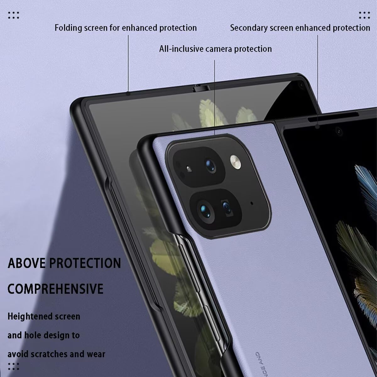 Topme Mobile Phone Case Compatible with Google Pixel 10 Pro Fold (8 Inches) - Secure and Stylish Protection - Yellow - Kevlar image number 6