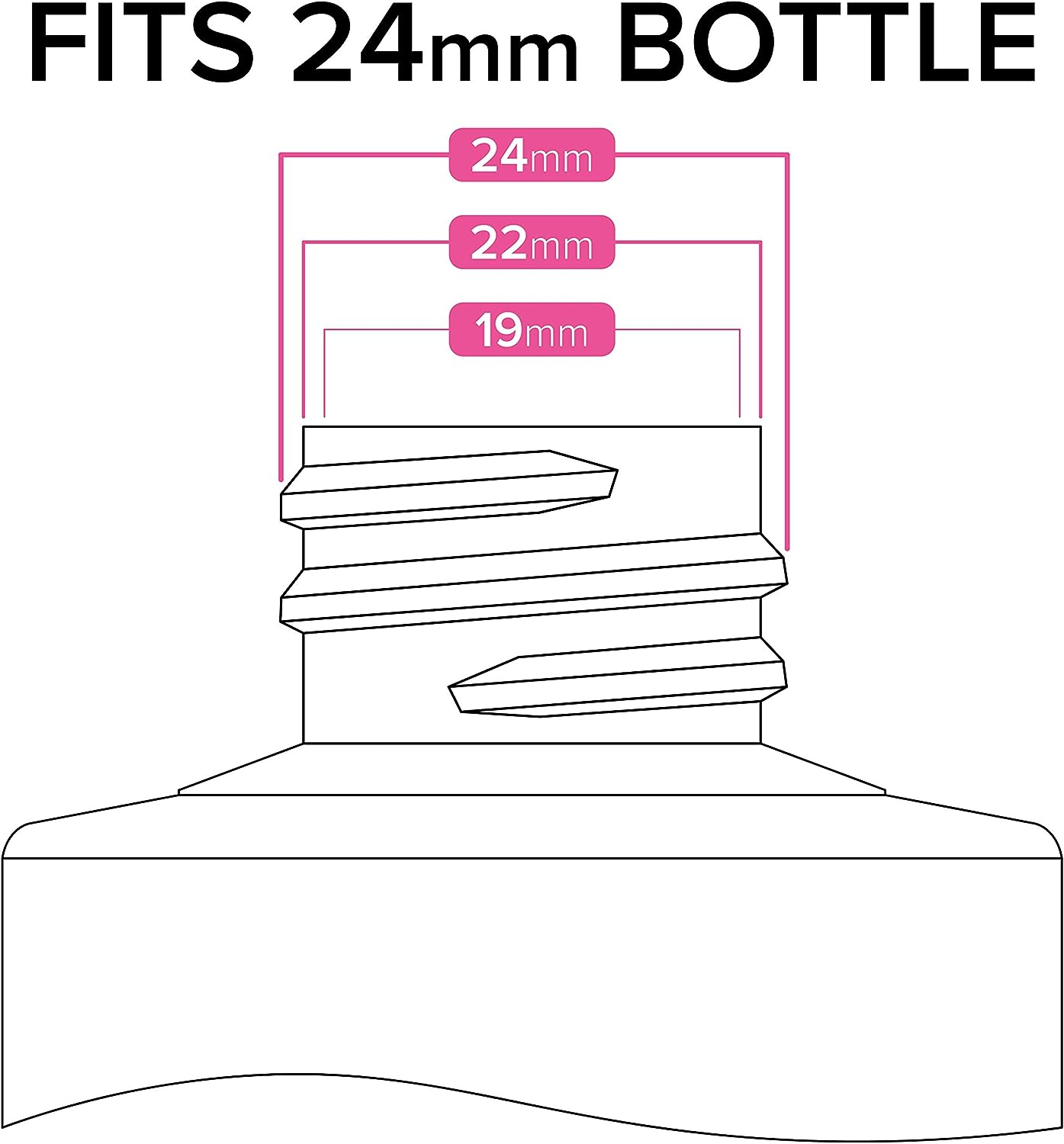 Professional Universal FIT Shampoo Pump Bottle Dispenser (200Ml - 750Ml) for 24Mm Neck Bottles, Adjustable Length Lotion and Liquid Soap Dispenser Pump NYK1 Shampoo Dispenser - Dispenses 4Ml Dose image number 4