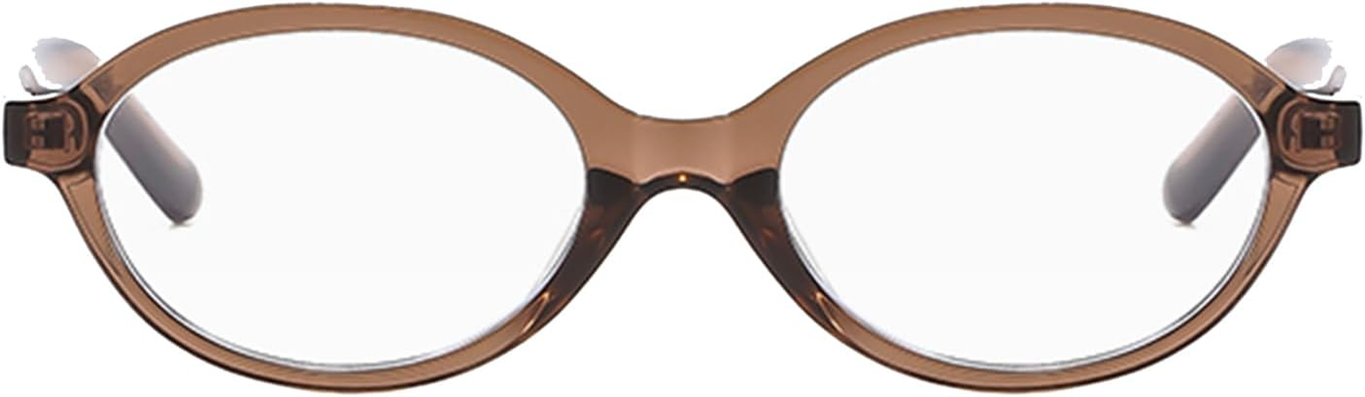 YAMEIZE Oval Blue Light Glasses Women Men - Small anti Blue Light Glasses Retro Blue Filter Glasses Gaming Glasses, Leopard Clear