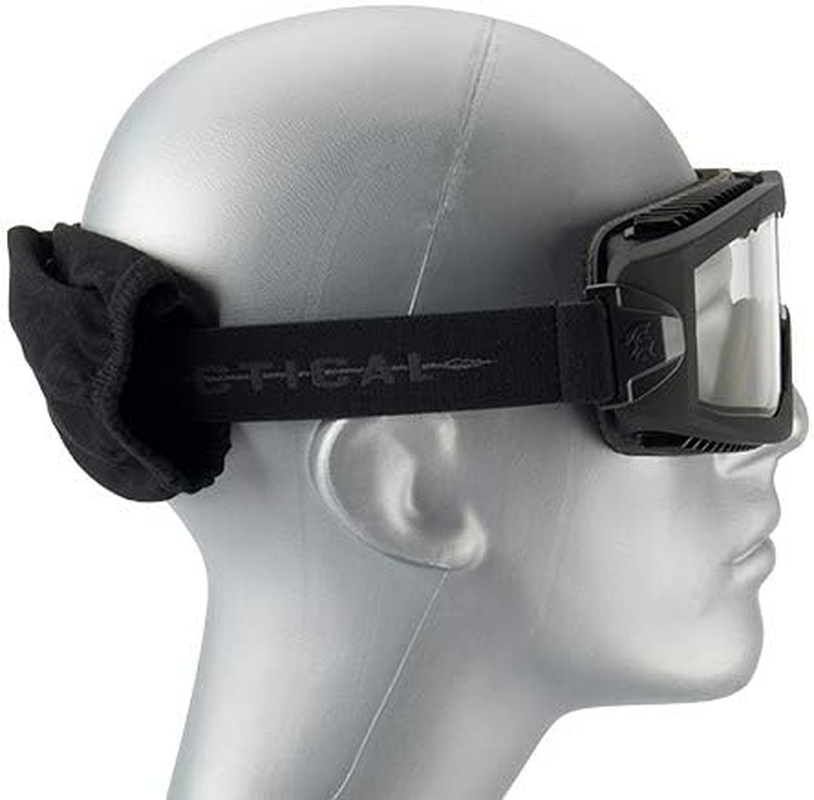 Lancer Tactical AERO 3Mm Thick Dual Pane Lens Eye Protection Safety Goggle System ANSI Z87 1 Rated Industry Standard Panel Ventilated W/Anti-Scratch Shield Fully Adjustable - Khaki image number 5