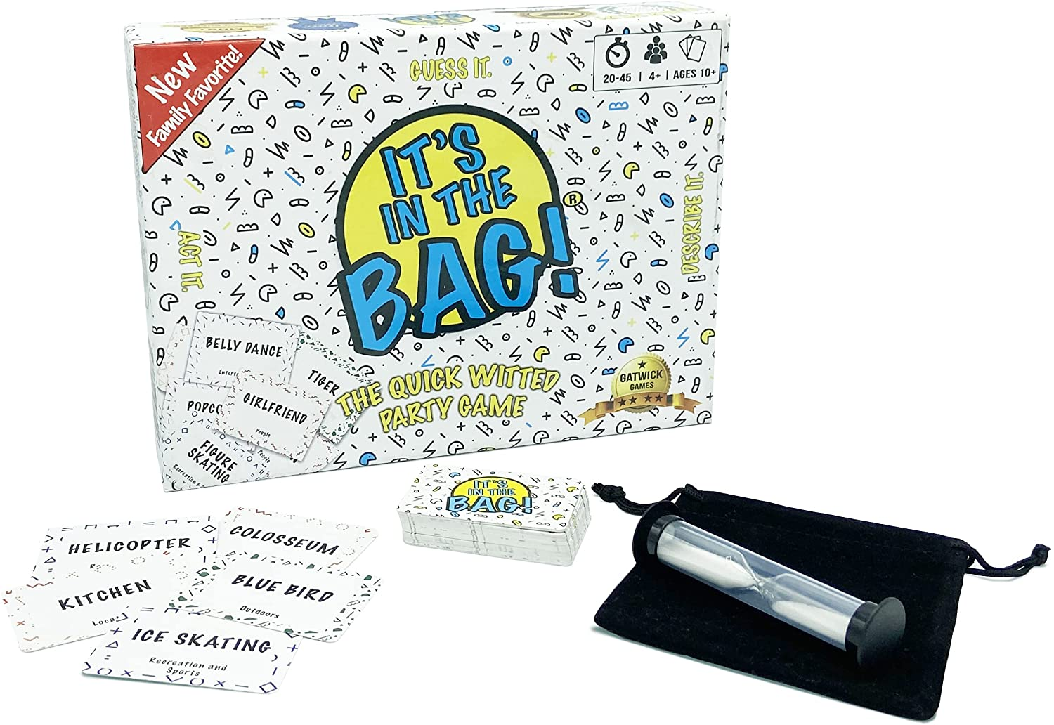 It'S in the Bag! - Newest Game for Family! for Adults! for Parties! Laugh Out Loud in This Game of Teamwork. Describe, Guess & Charades! Act Fast in This Popular Quick-Witted Card Game! 4-20 Players! image number 4