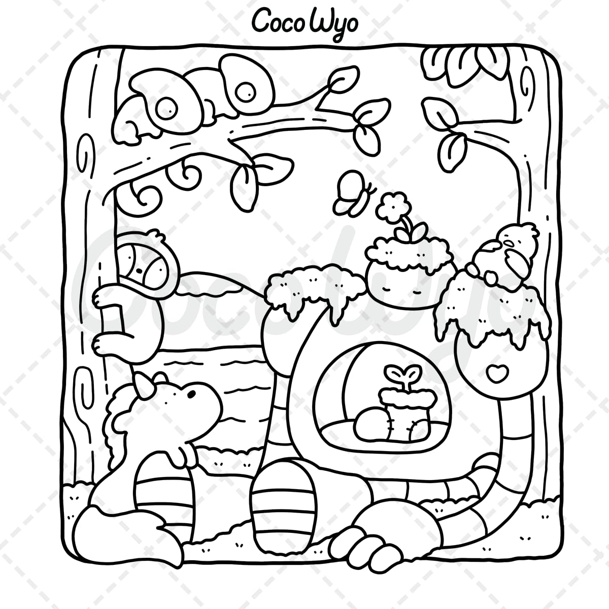 Lala Friends: Coloring Book for Adults and Teens Featuring Dreamy Characters in Imagined Worlds