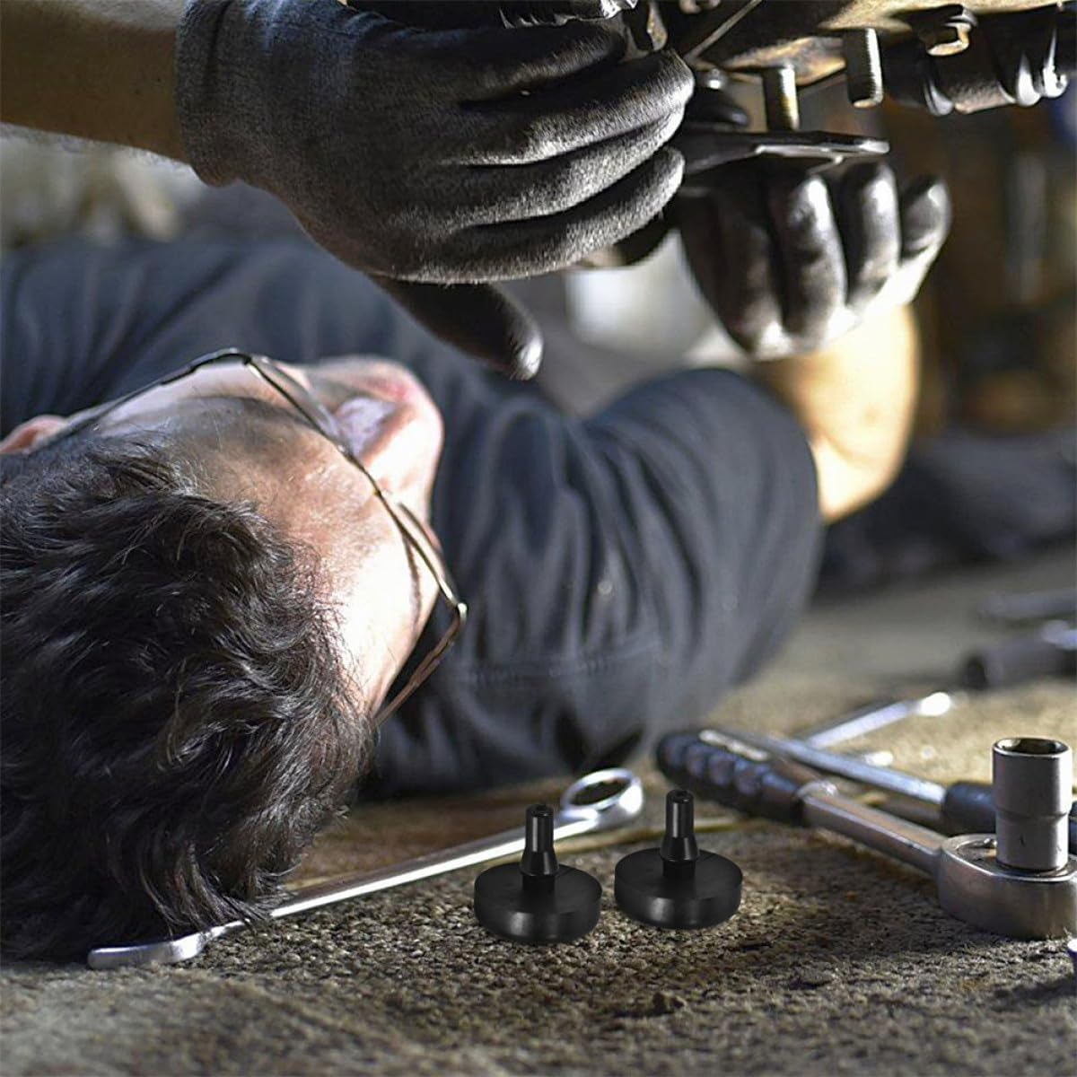 GALPADA 15Pcs Brake Light Switch Rubber Stoppers for Car Brake Clutch Pedal Replacement Automotive Stopper Compatible with Multiple Vehicle Models Black image number 3