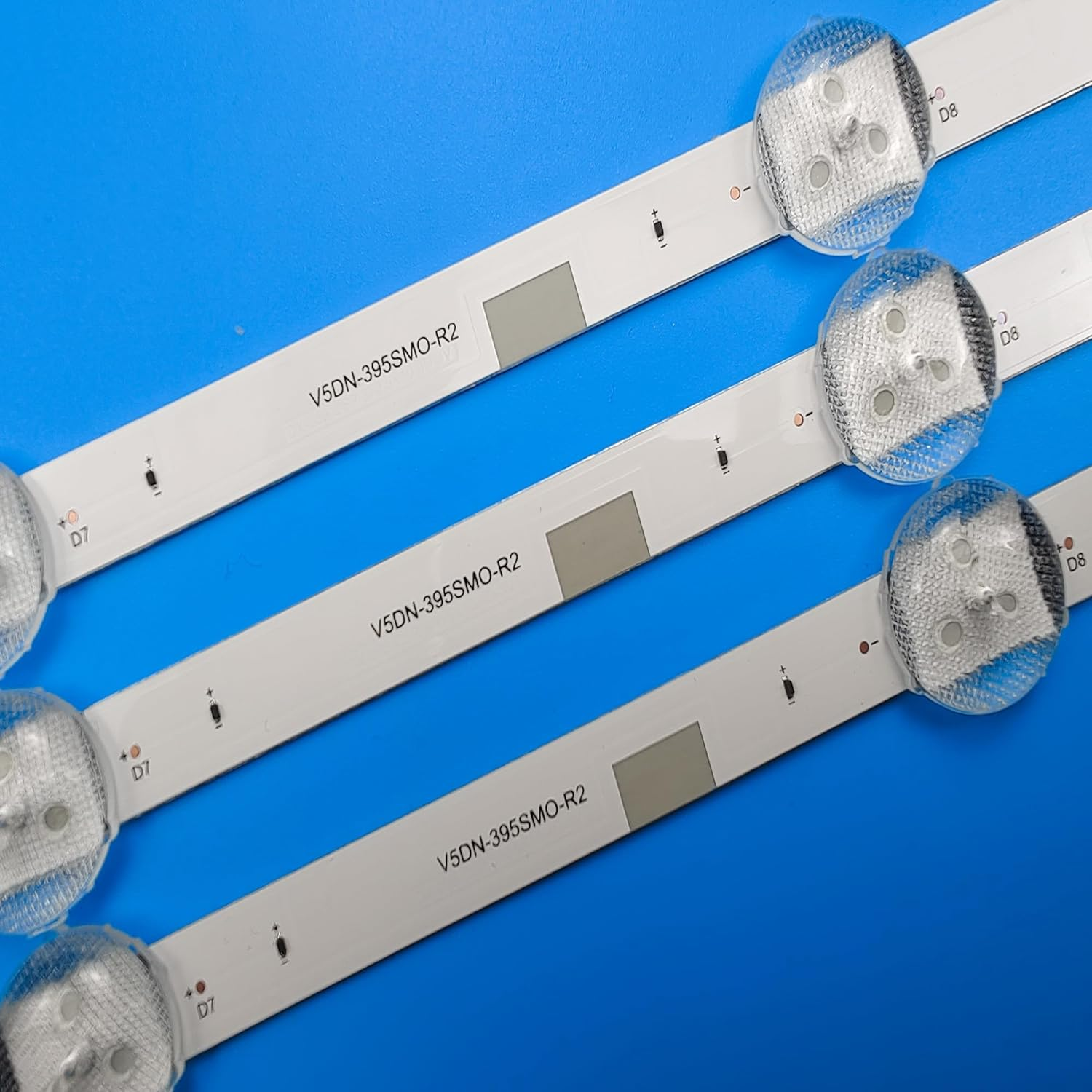 15 Kit LED Backlight Strips for Sam/S.Ung UE40M5000AU UE40M5005AW LED Bars Bands 2015 SVS39.5 FHD FCOM 8LEDS Rulers V5DN-395SM0-R2 (Size : 15 PCS for 5 TV)