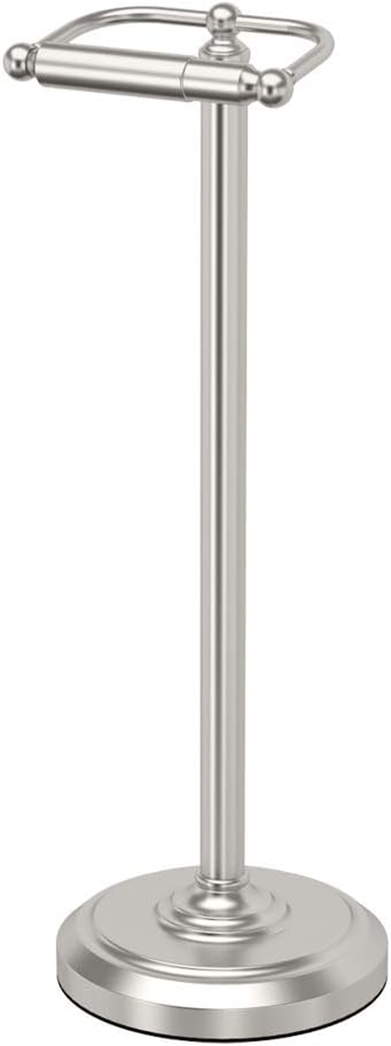 Gatco 1436MX Free Standing Freestanding Toilet Paper Holder, Matte Black, 22.5" Tall image number 1