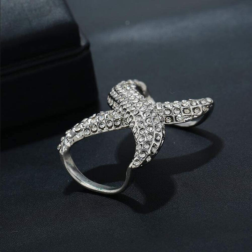 2Pcs(Gold+Silver) Women Lady Girls Fashion Rhinestone Inlayed Scarf Ring Buckle Modern Simple Jewelry Silk Scarf Clasp Clips Clothing Wrap Holder Decoration Accessories for T-Shirt Neckerchief Shawl image number 6