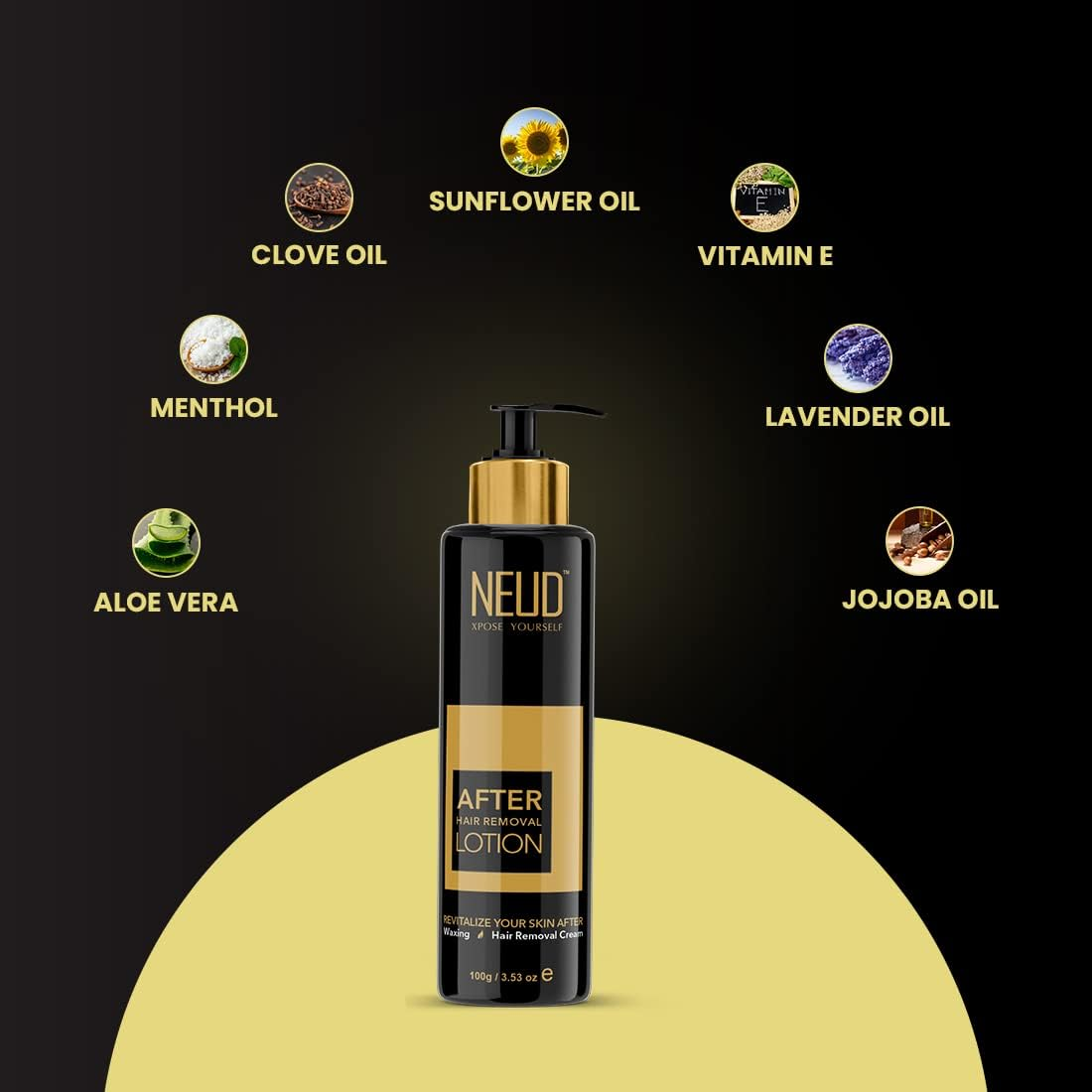 NEUD after Hair Removal Lotion for Skin Care in Men & Women - 1 Pack (100 Gm) image number 1