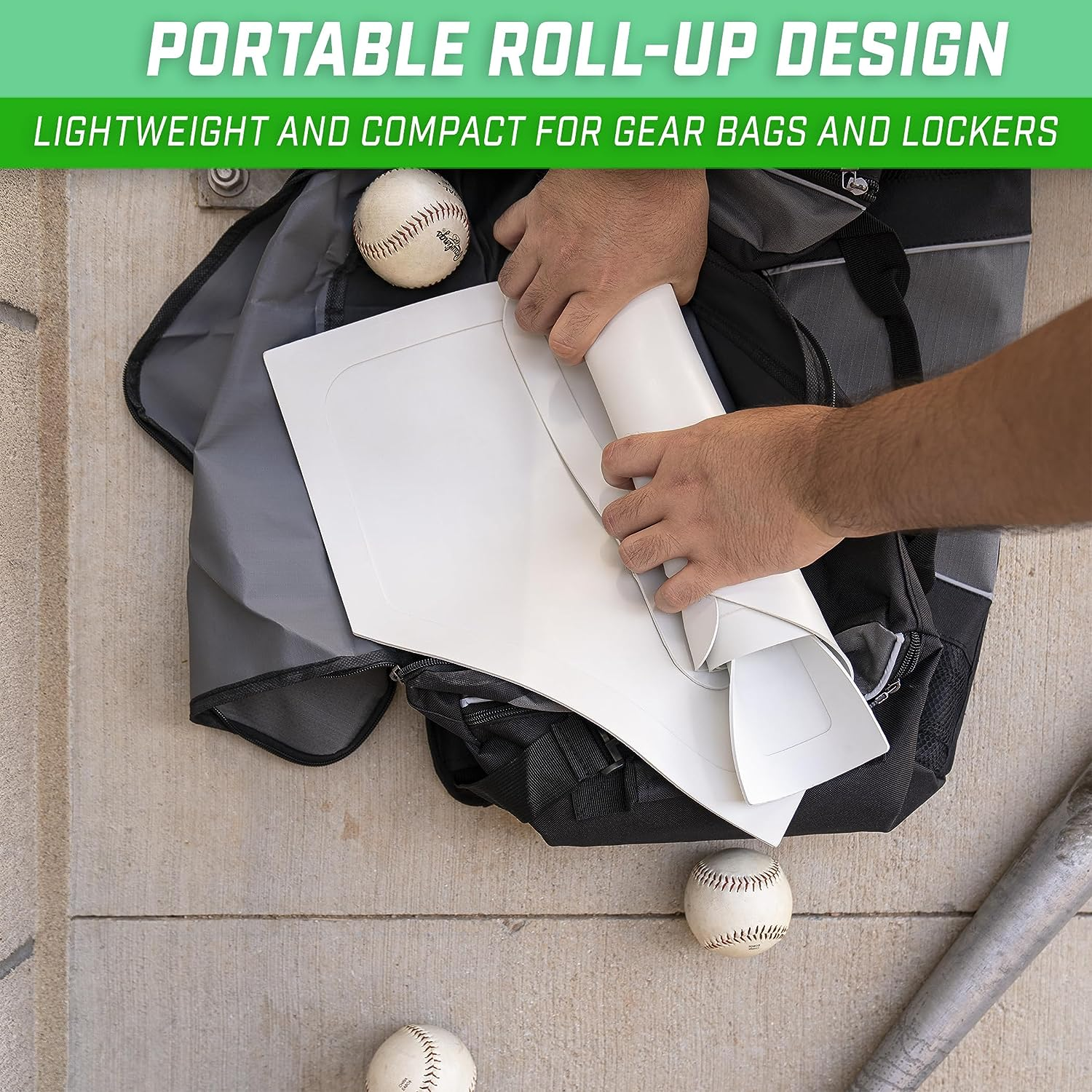 Gosports Baseball & Softball 5 Piece Base Set - Rubber Field Bases for Kids & Adults image number 2