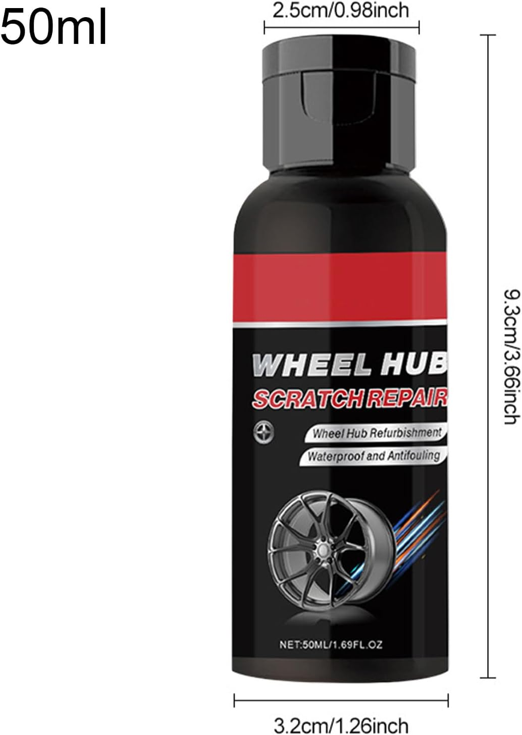 Car Rim Scratch Repair Paste | Wheel Hub Care Cream for Auto - Long-Lasting Tire Retreader for Small Car, Sedan, RV, and Truck image number 4