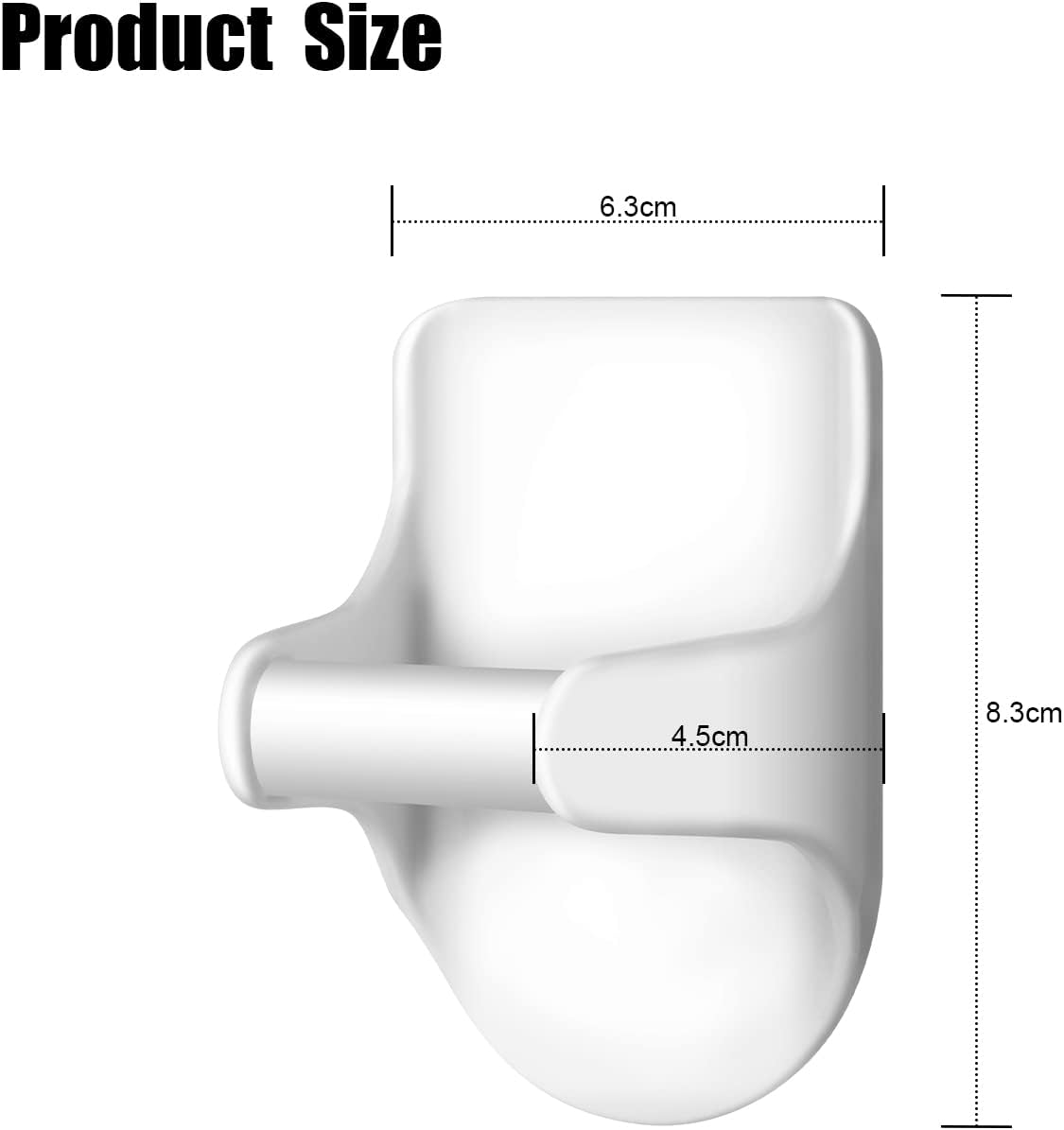 LUTER 8Pcs Spray Bottle Hooks for Cabinet, Adhesive Spray Bottle Hanger Hooks Wall Mount Spray Can Holder for Storage Rack Cabinet Kitchen Extra Storage Space Organizer Hanger image number 6