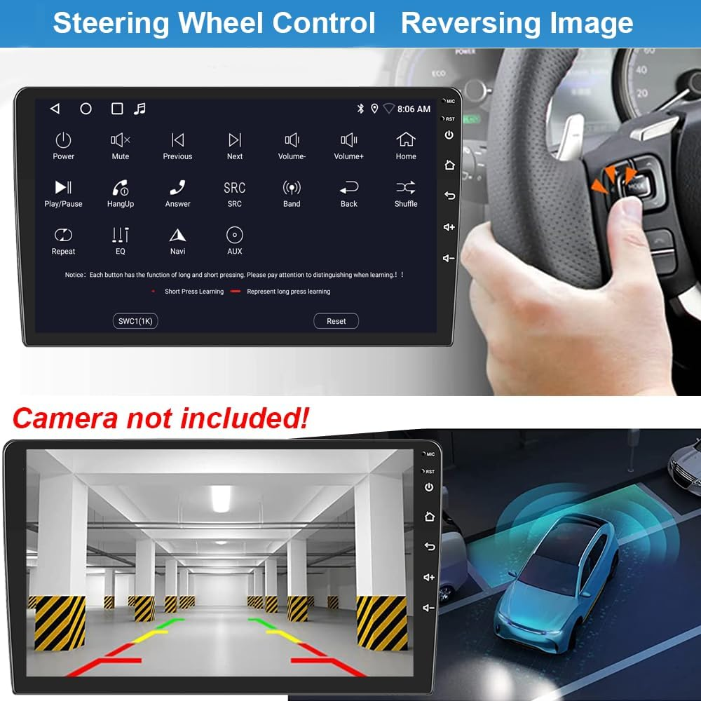 2G+64G Android 13 Car Radio Stereo GPS Navigation Apple Carplay Android Auto Head Unit Right Hand Drive 9Inch Touch Screen for Toyota Hilux 2005~2015(9 Inch for Toyota Hilux 2005-2015) image number 5