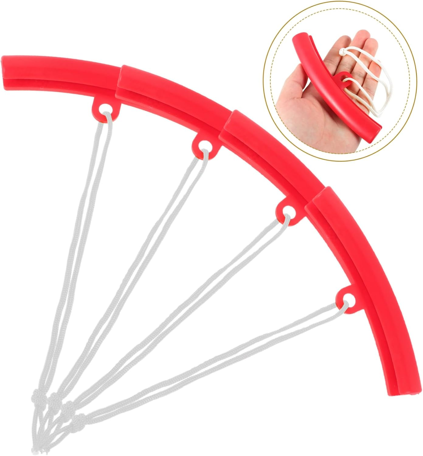 Beatifufu 4Pcs Car Wheel Rim Protectors Tire Guard Red Steel Rim Covers for Automotive and Motorcycle Wheel Replacement Accessories Random Color image number 2