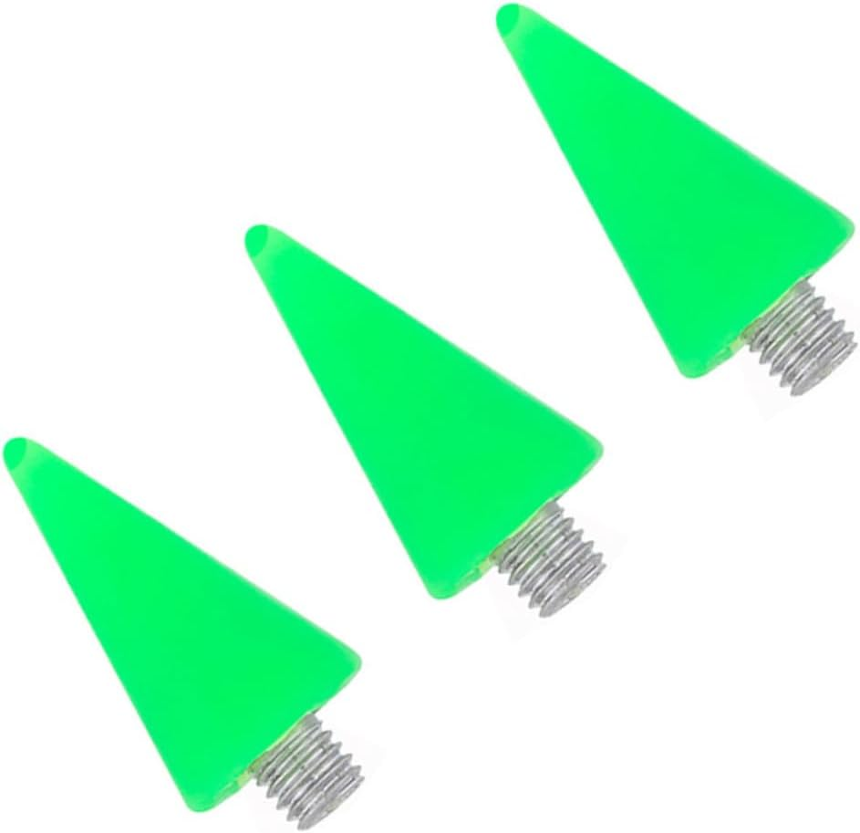 Baluue Acrylic Dotting Pen Replacement Head Set 3Pcs Green Nail Art Tools for Manicure Wax Head Dotting Pen for Rhinestones Picking and Diy Nail Designs