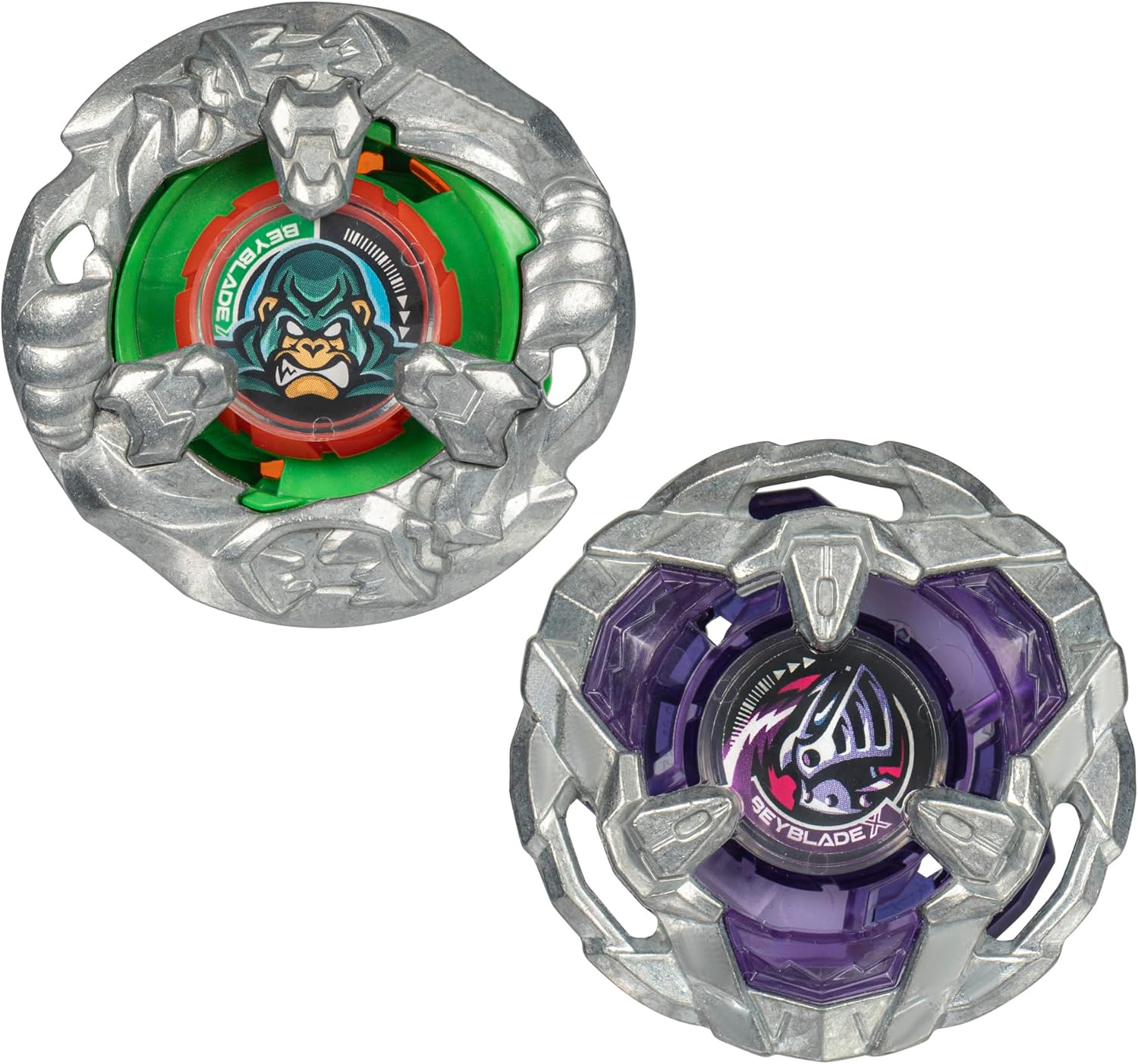 BEYBLADE X Yell Kong 3-60GB and Helm Knight 5-80T Dual Pack Set with 2 Right-Spinning Tops; Battling Top Toys for 8 Year Old Boys and Girls image number 2