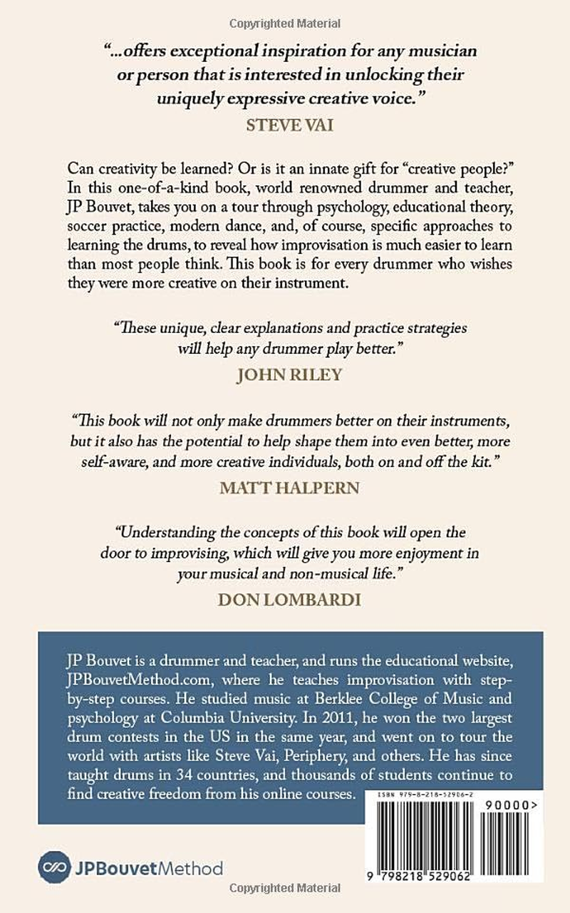 On Drumming: the Psychology and Philosophy of Improvisation