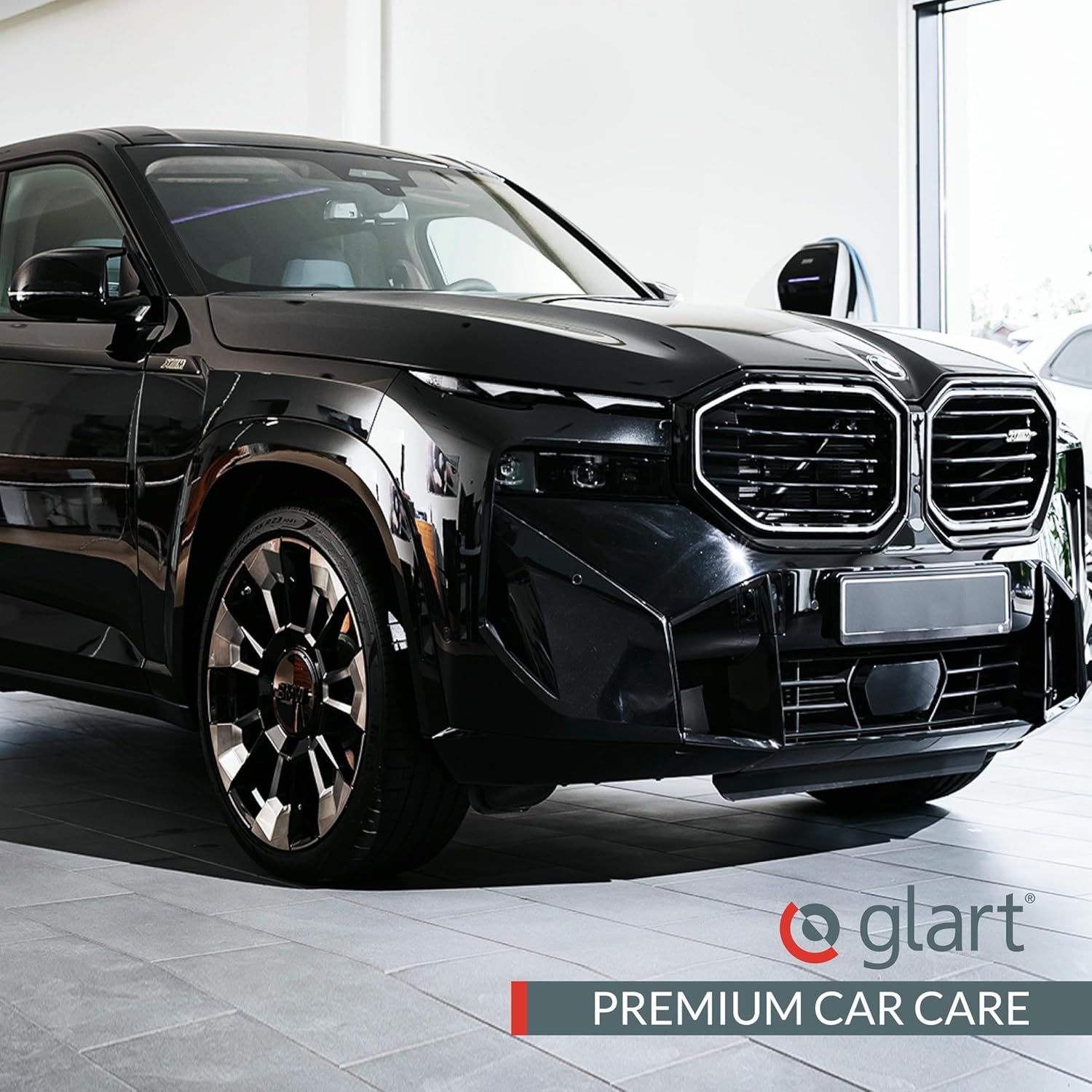 Glart 44FB3 Pack 44FB Set of 3 Car Wheel Rim Brush for Alloy Rims, Steel Rims, Cleaning & Care of Rims Such as Rim Cleaner without Microfibre Cloth, Black image number 5