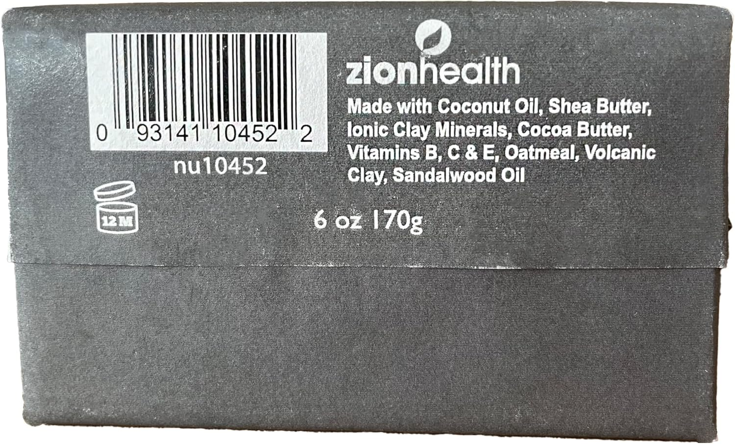 Shampoo Bar Sandalwood Zion Health 6 Oz Bar